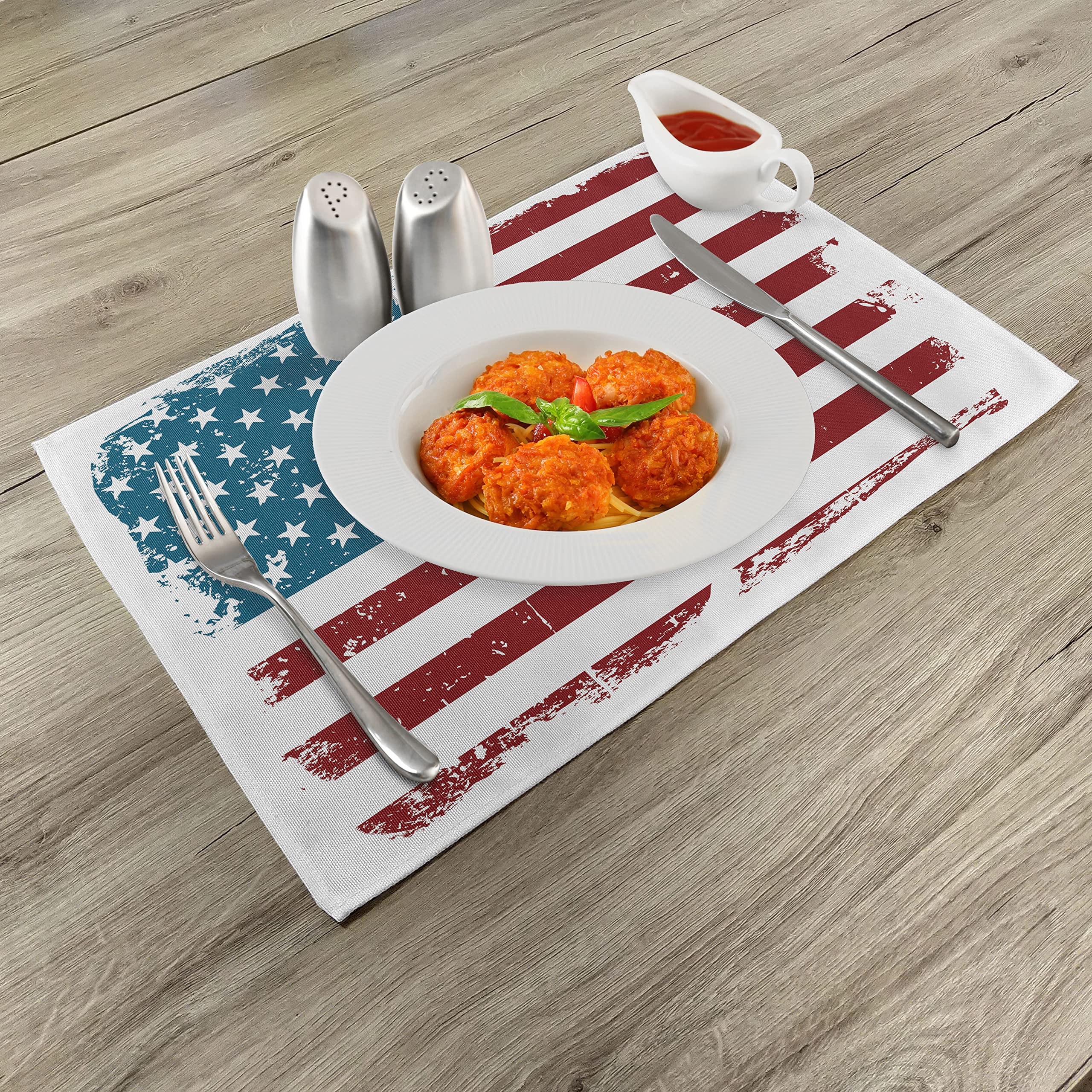 ABAKUHAUS conchiglie Tovaglietta Aericana Set di 4, aritie Beach