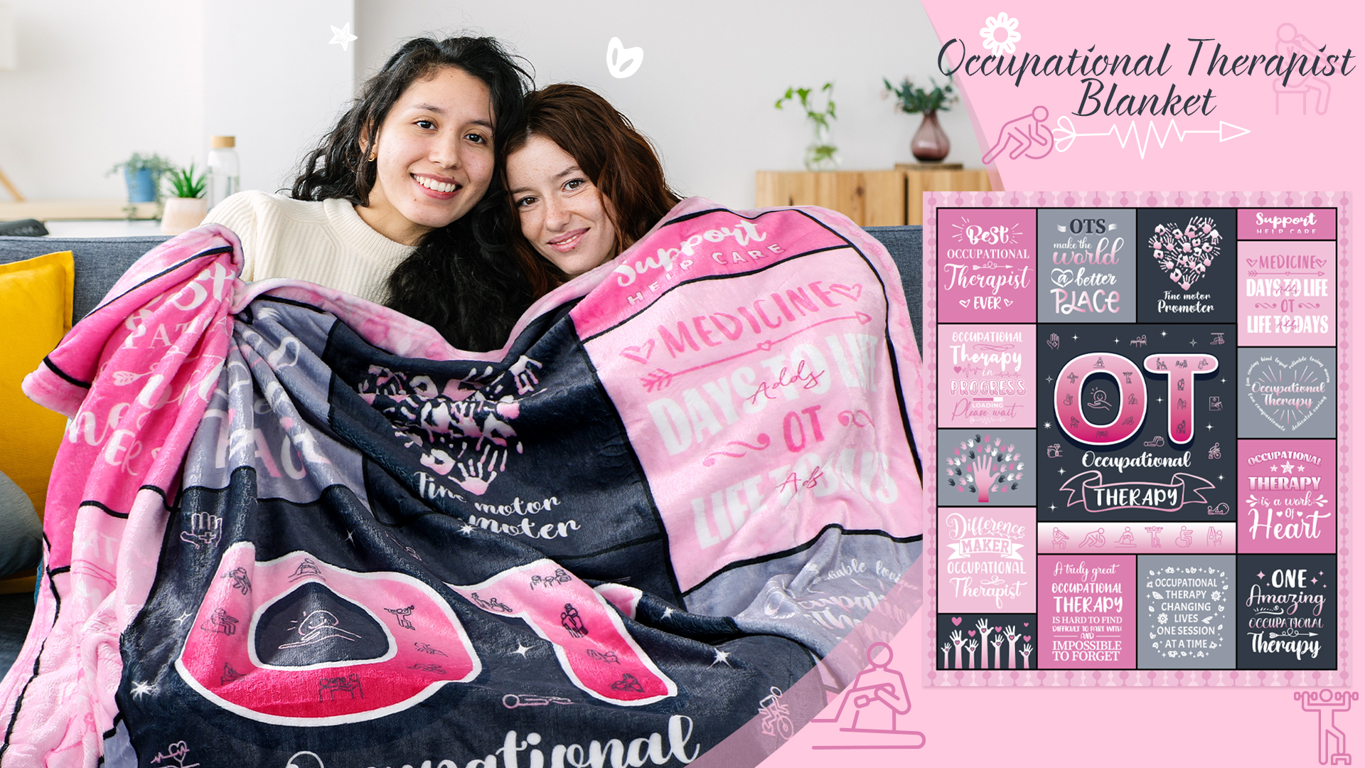 TAPBASE Manta De Terapia Ocupacional, Regalos De Jubilación Para 