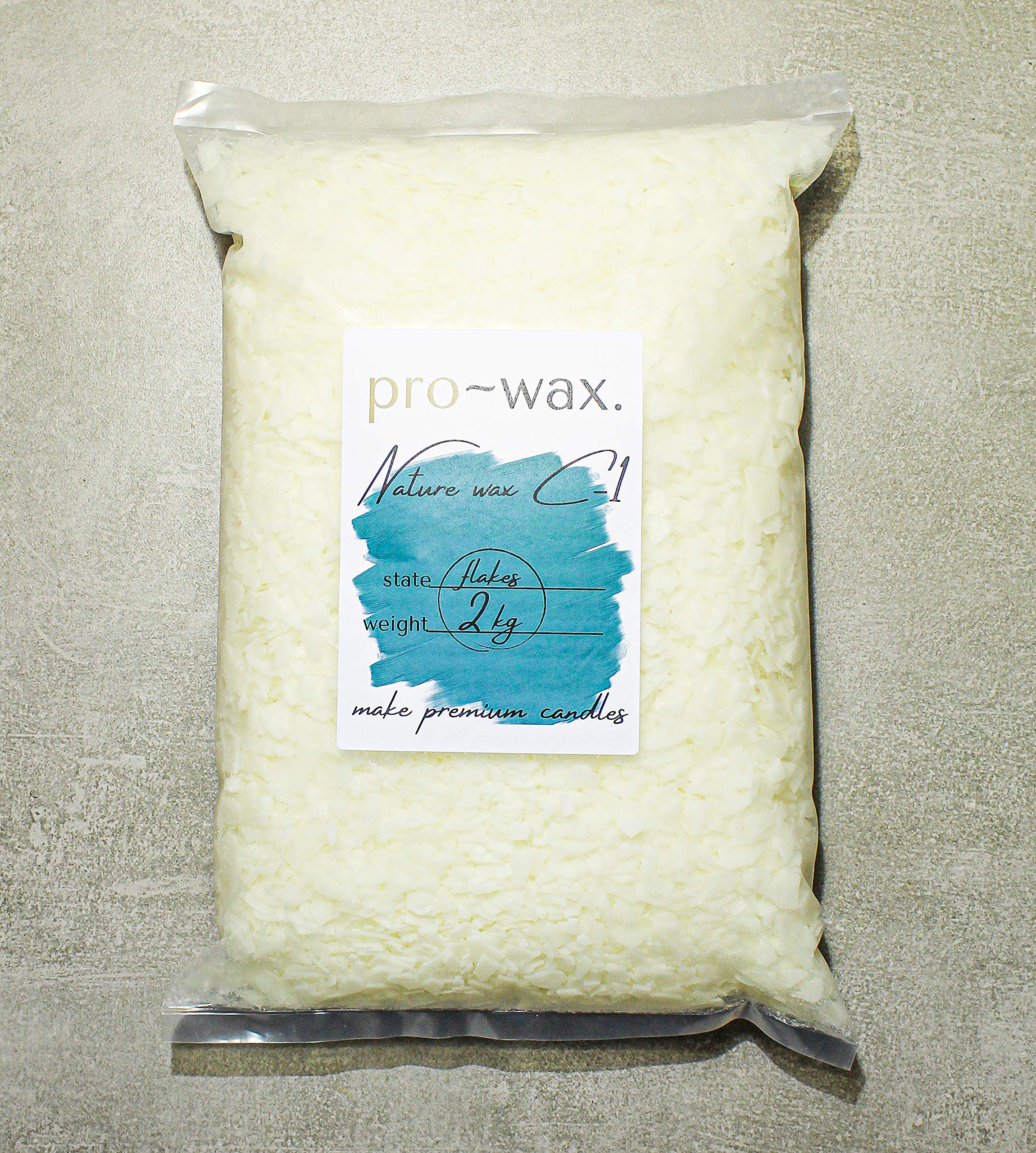 Buy ProWaxSoy Wax 2KG Container Candle Making Wax Flakes Premium