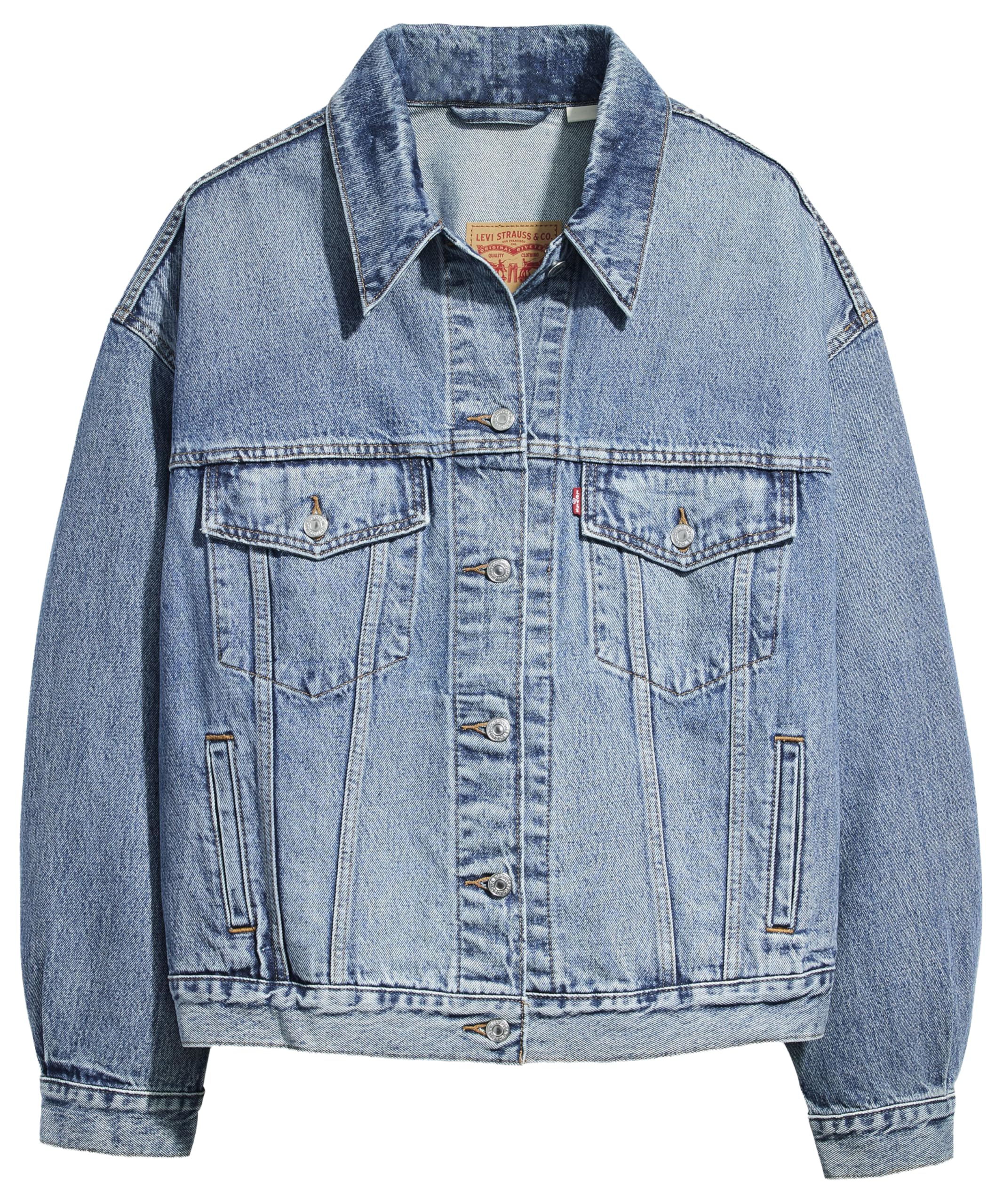 Levi's Plus Size 90s Sherpa Trucker Camisa para Mujer