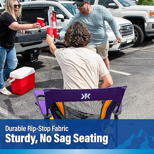 Miniatura 6 de Kijaro Dual Lock Pro - Silla plegable para ventilador deportivo, 26 pulgadas de largo x 35.5 pulgadas de ancho x 37 pulgadas de alto, Minnesota