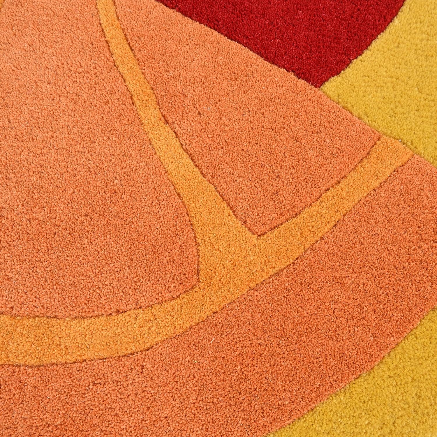 Colorful Fruit Shaped Hand-Tufted Wool Rug - Multi-Fruit Design, Soft & Durable Area Rug for Kids Room, Playroom, Kitchen & Home Decor (Multi 2, 3' x 5')