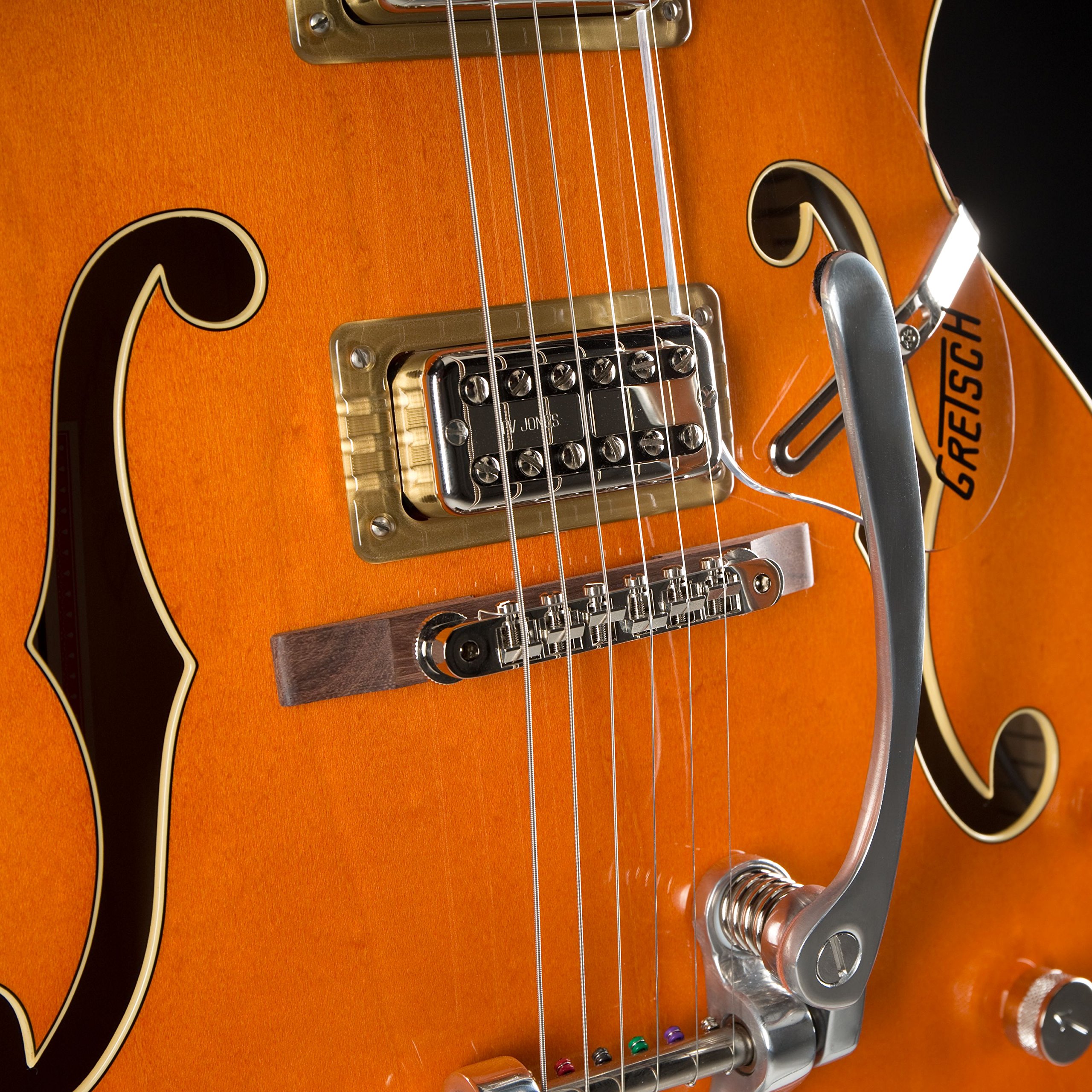 Gretsch G6120RHH Reverend Horton Heat Orange Stain Lacquer - Halbakustik Custom Gitarre
