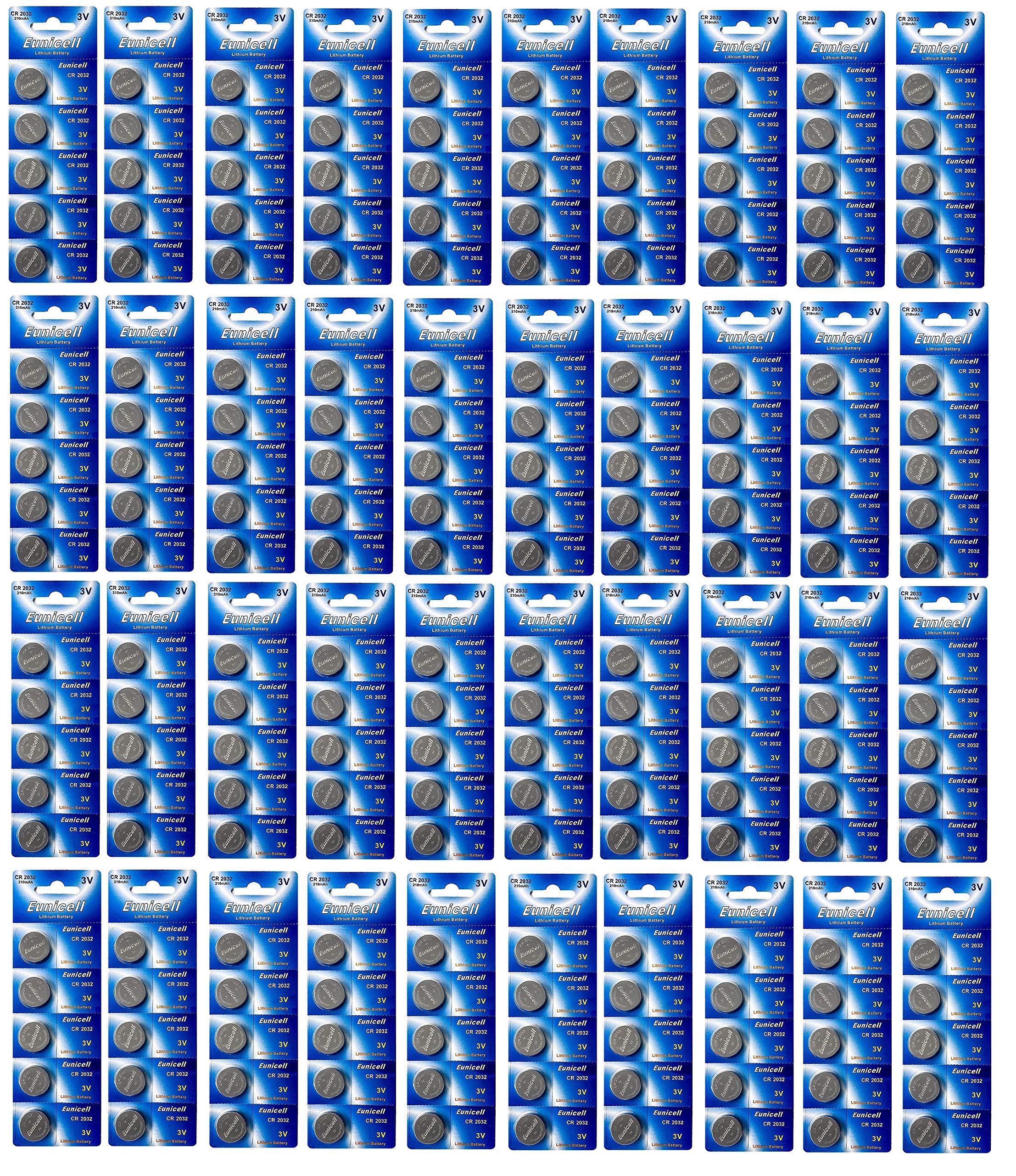 Energy01 Zestaw 200 baterii CR2032 DL2032 litowy 3 V 210 mAh (200 baterii)
