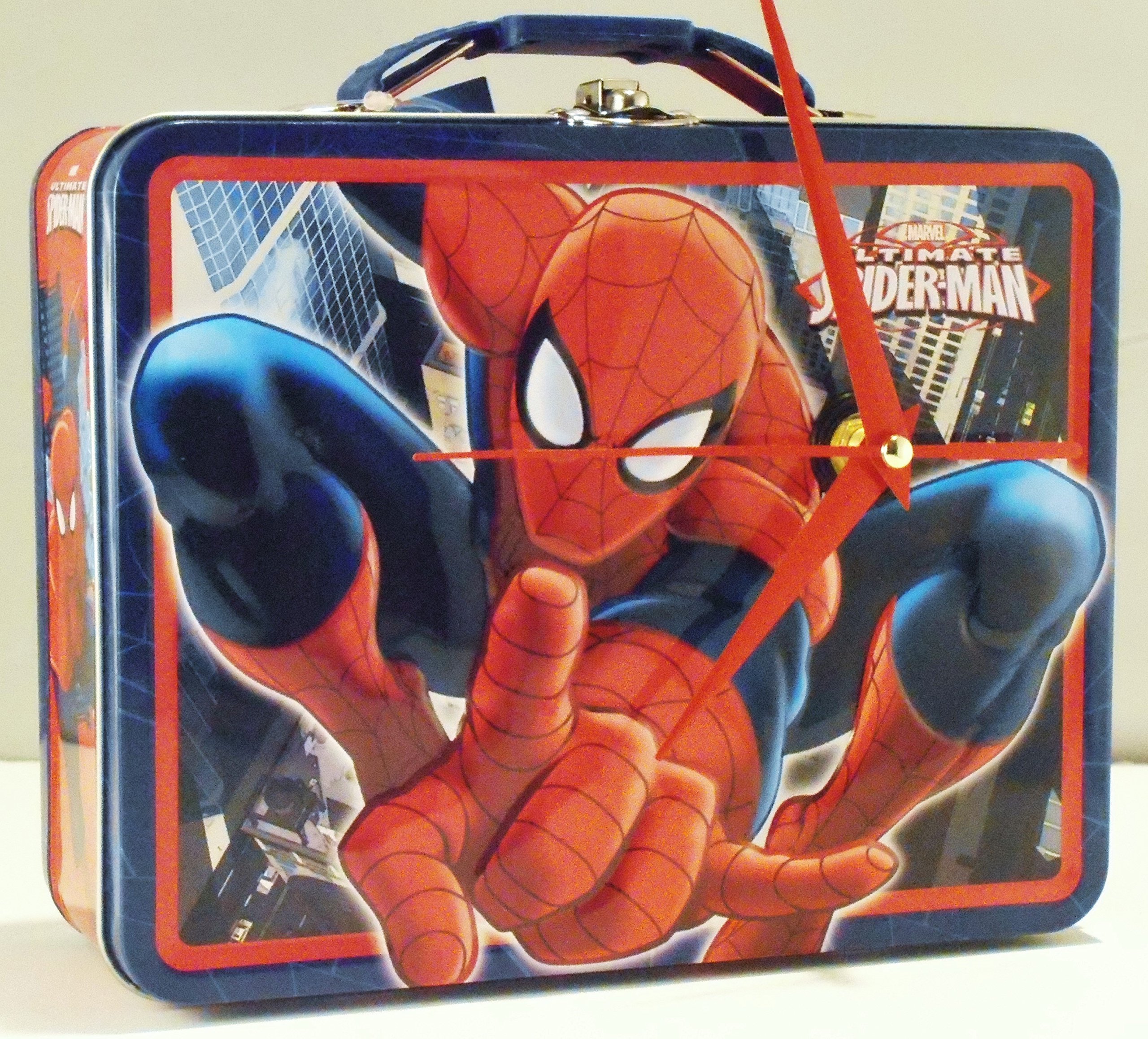Spider Man Lunch Box Clock