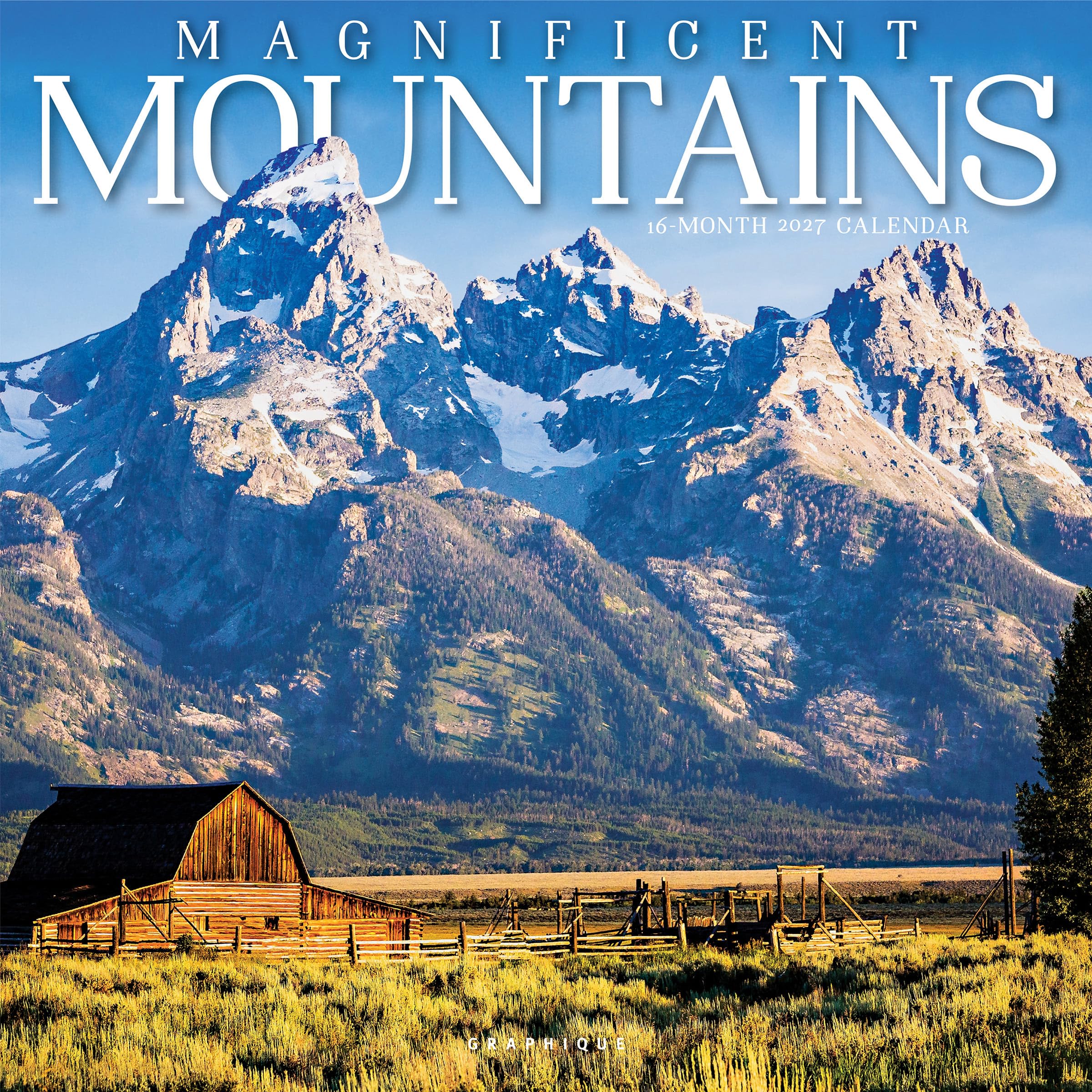 Magnificent Mountains 2027 Wall Calendar 30x30cm, 4 Month 2028 Preview Page โ image 1