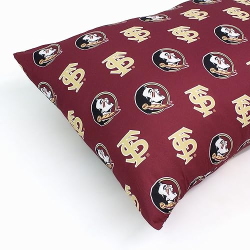 Miniatura 4 de College Covers Everything Comfy Florida State Seminoles - Funda de almohada, almohada corporal, 20 x 60 pulgadas, incluye 1 funda de almohada