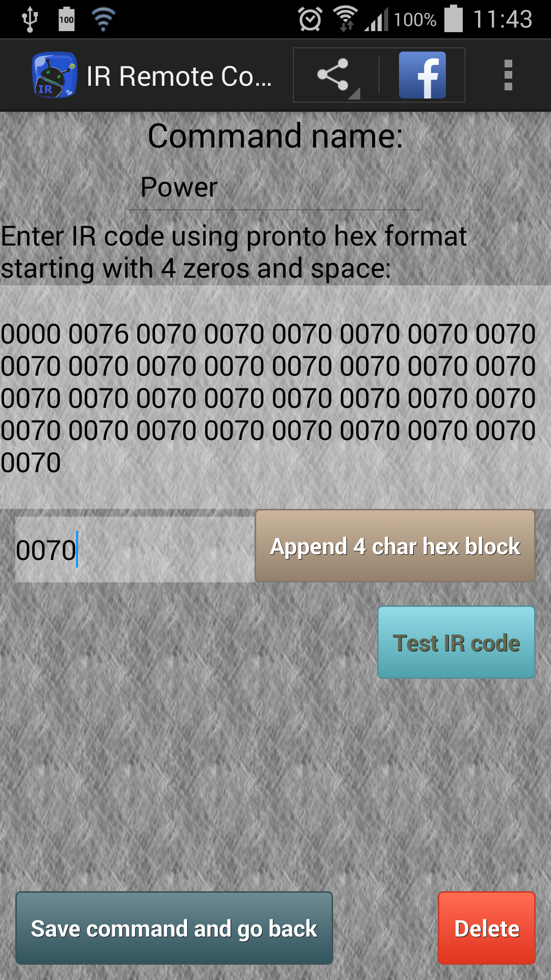 IR Remote Control App on Amazon Appstore