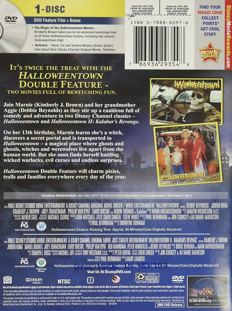 Amazon.co.jp: HALLOWEENTOWN DOUBLE FEATURE : DVD