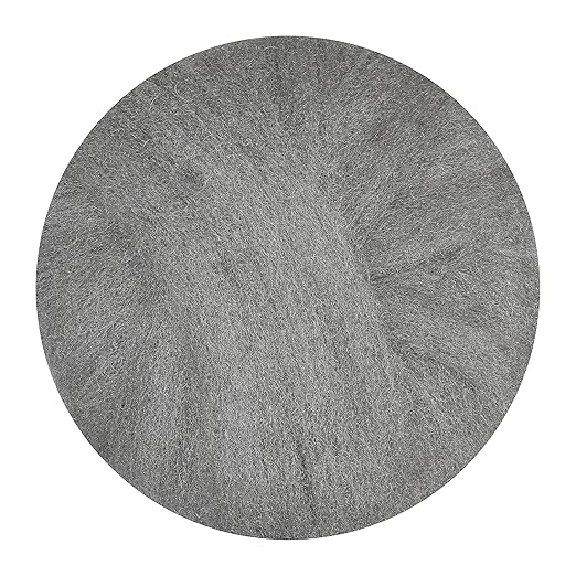 GMT Radial Steel Wool Pads, Grade 2 (coarse): Stripping/scrubbing, 20" Diameter, Gray, 12/carton