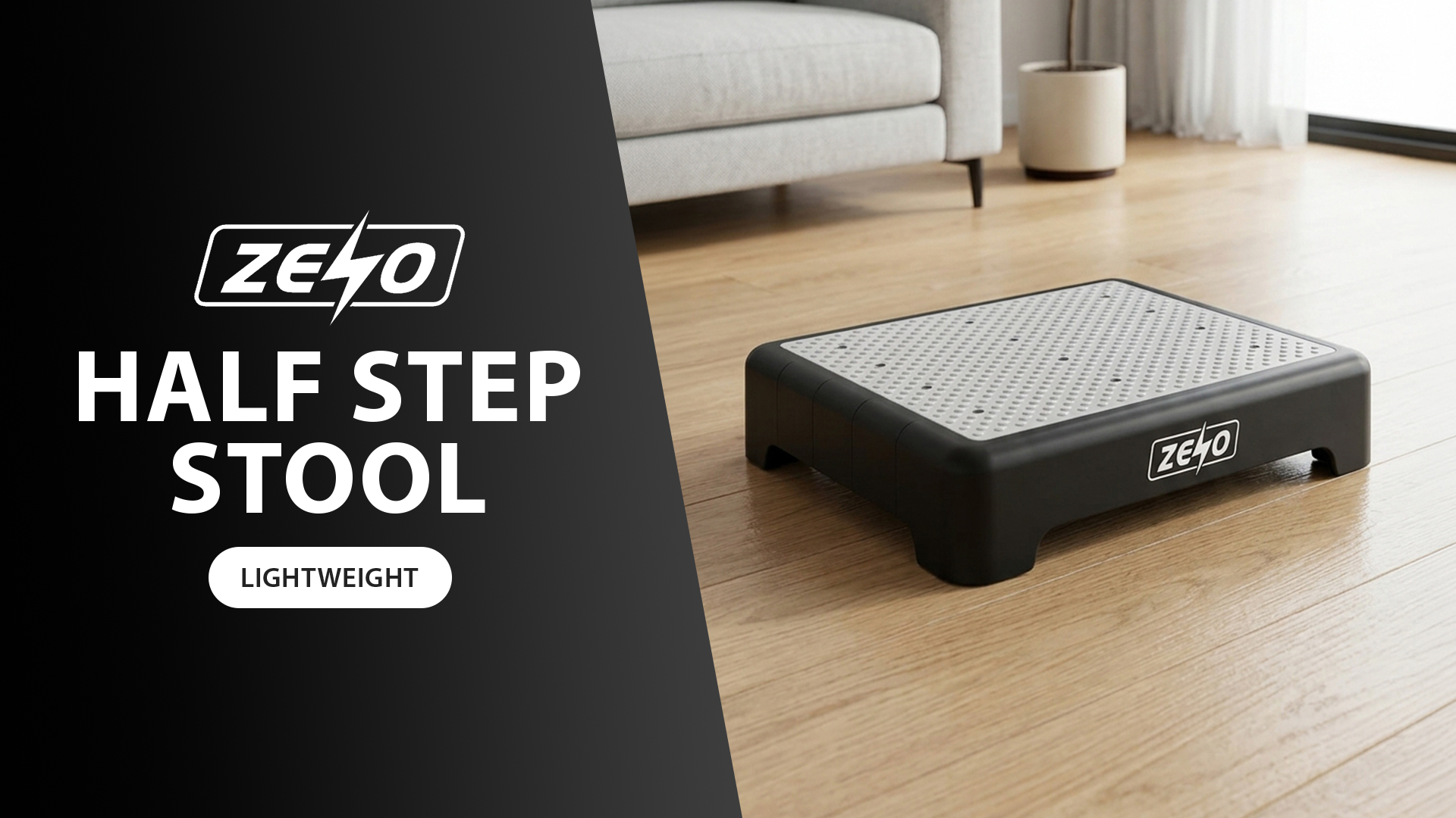 ZENO Half Step Stool for Elderly | Portable Stepper Mobility Aid