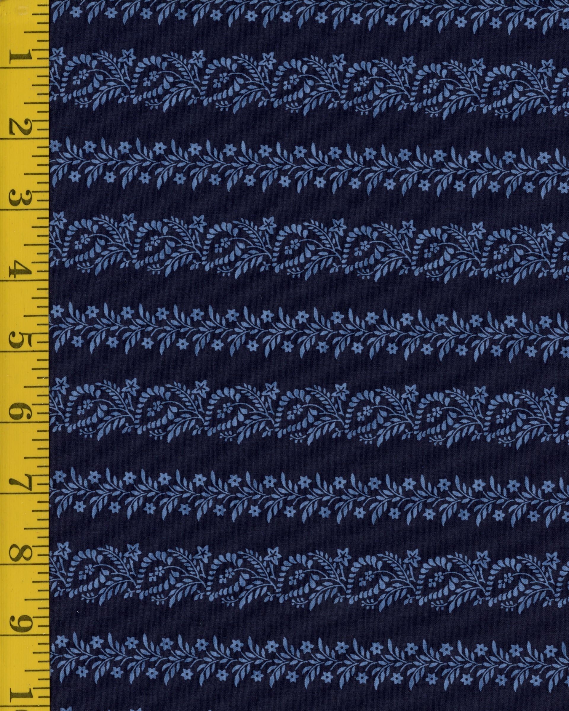 Premium Cotton Fabric - Windham Fabrics Rhapsody in Blue 42131-1 Stripe - Blue