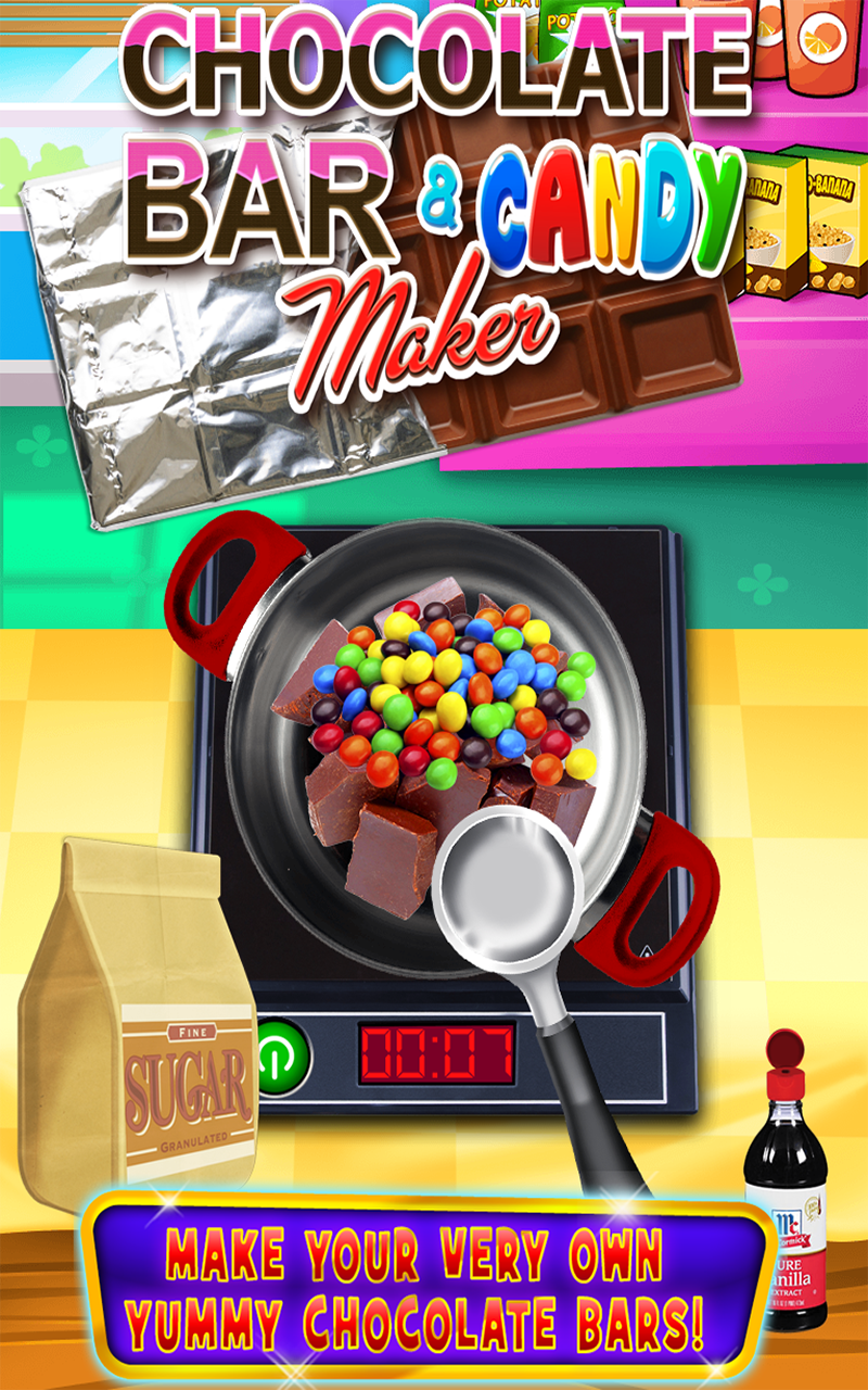 Chocolate Candy Bar Maker & Bubble Gum Maker Kids Cooking & Food