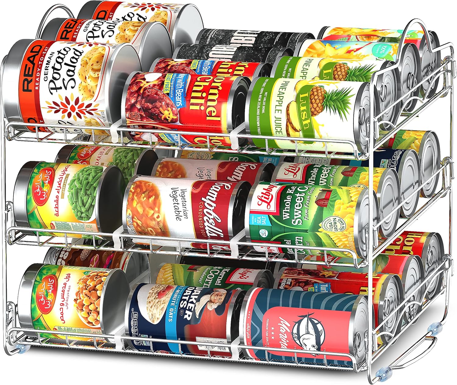 Utopia Kitchen Storage Can Rack Organizer, Stackable Can