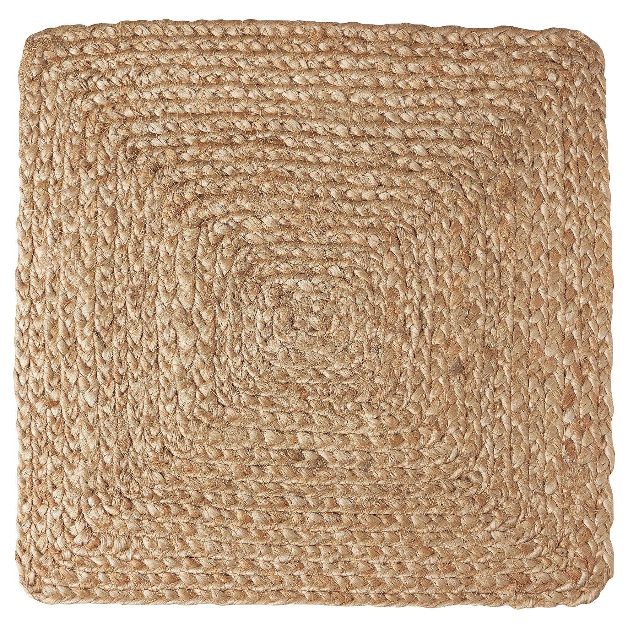 Set de table en jute tressée isolant Omonad 37x37cm anti-rayure