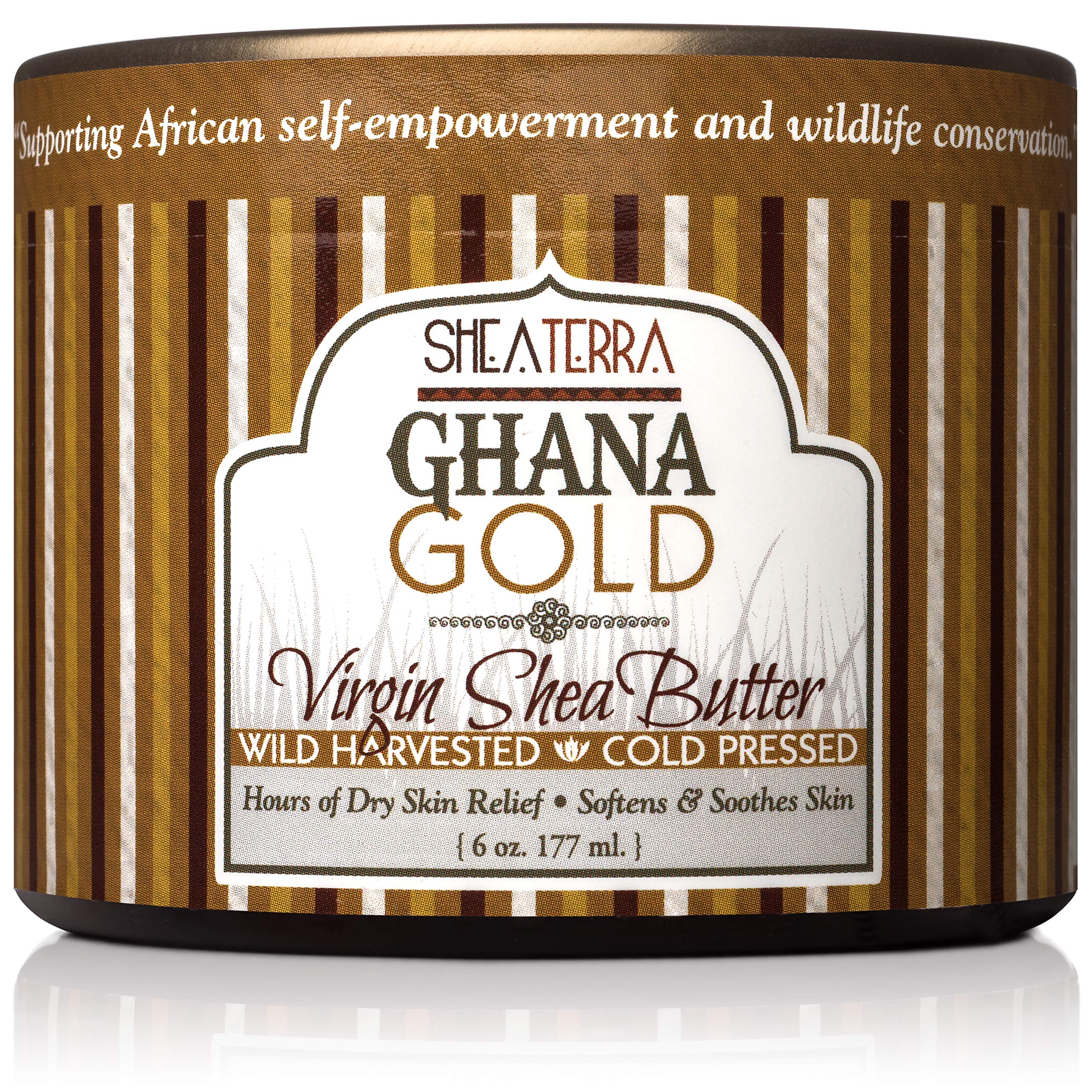 Buy Shea Terra s 100 ColdPressed Virgin Shea Butter Ghana Gold