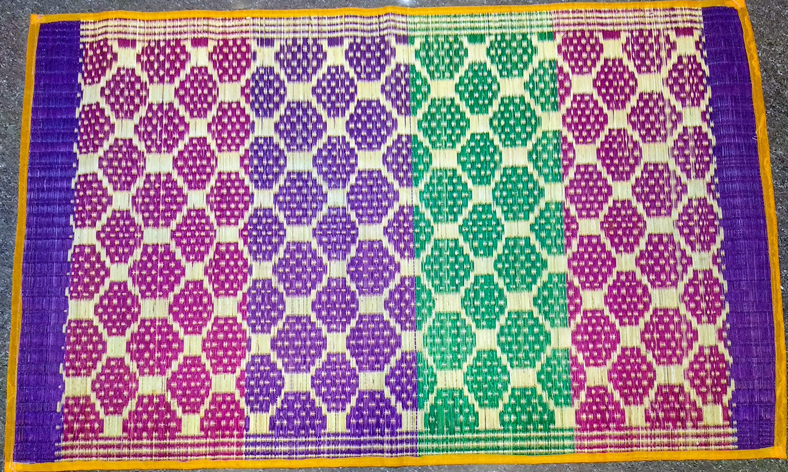 Future World Mats Korai Grass Floor Mat, Kalyana pai, Wedding Mat, Marriage Mat, Kalyana pattu pai (4 X 6 ft) (Multicolor) (Design pai) (B08DMY1SL2) Amazon Price History, Amazon Price Tracker