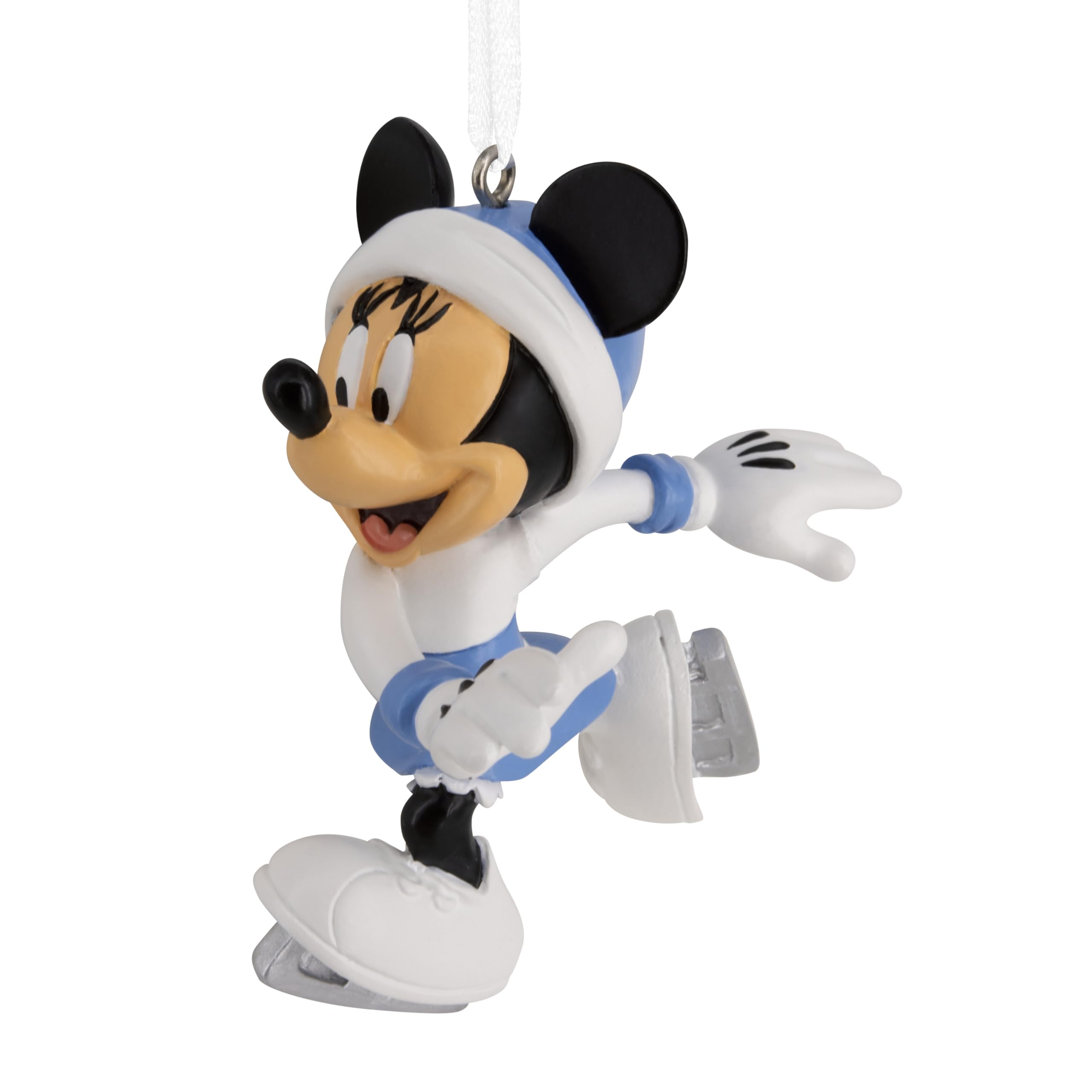 Hallmark Ice-Skating Minnie Mouse Ornament, Disney Tree Decoration, Disney Hanging Ornament, Christmas Hanging Ornament, Gifts for Christmas