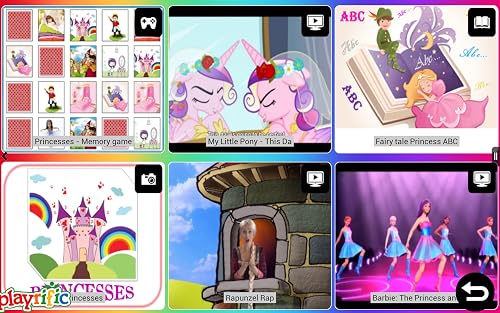 Princesses Real & Cartoon Princess Videos, Games, Books, Photos & Activities for Kids by Playrific – vue 2