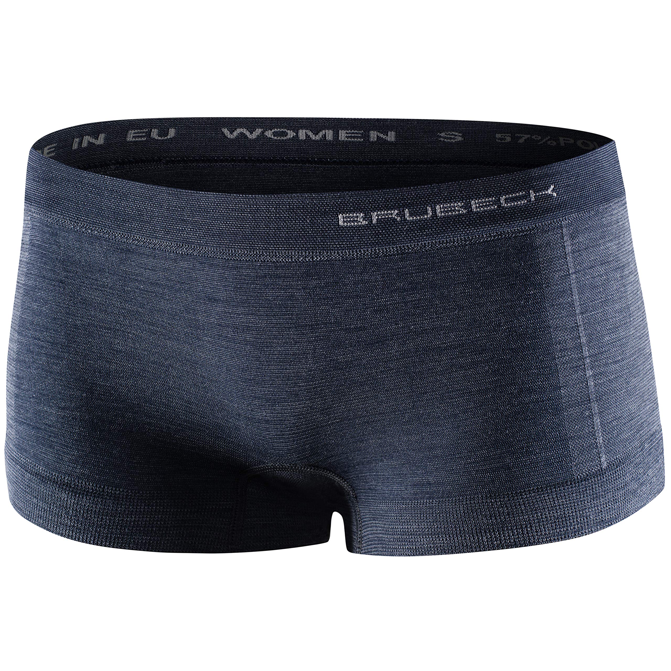 Brubeck Women's D.jeans Merino Wool Boxer Shorts Boxers Breathable Anti Chafing Underwear Shorts.