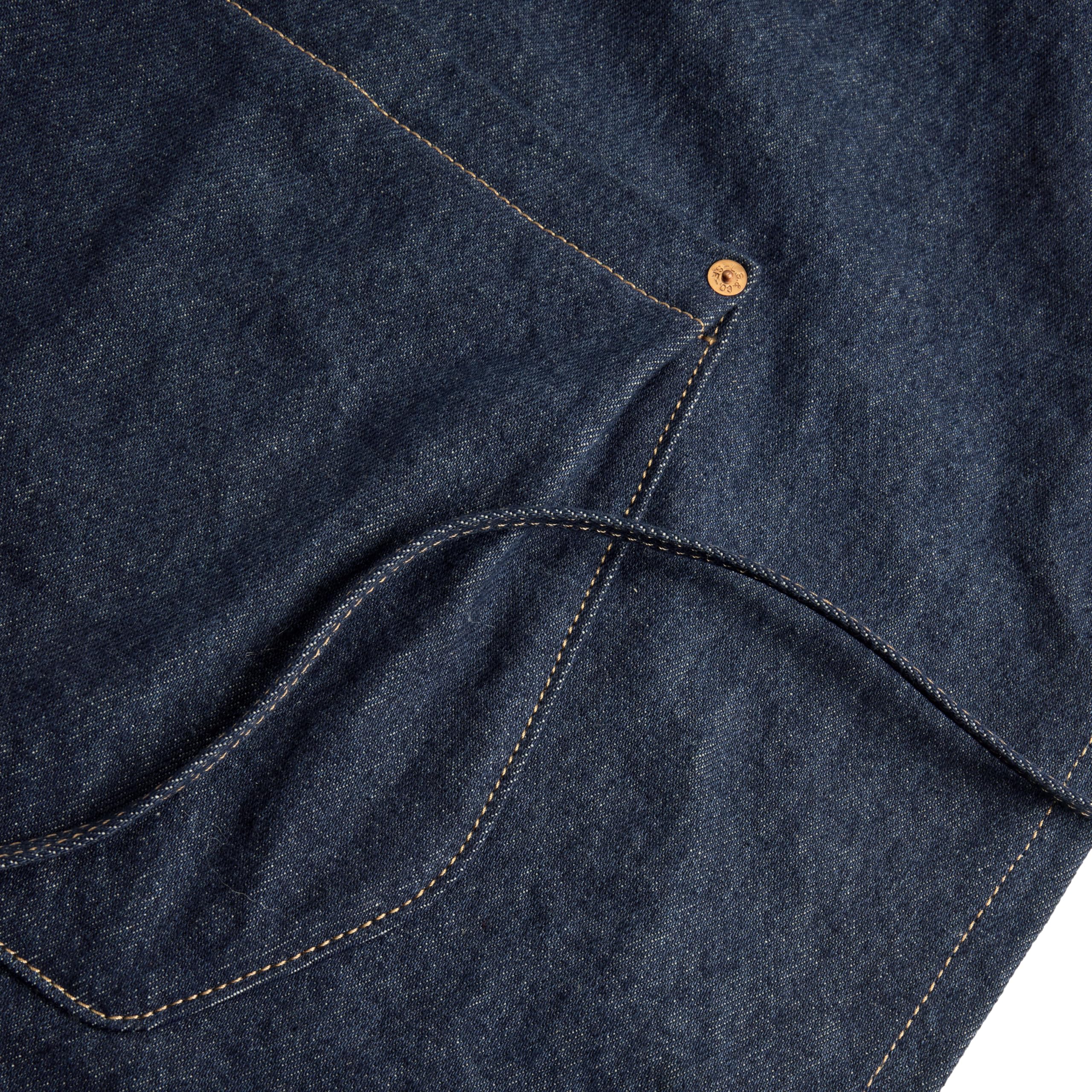 Levi's RED TAB Mainline Adjustable Denim Apron, Z9999 CNY Black Gold, One Size, Z9999 CNY BLACK GOLD, jeden rozmiar
