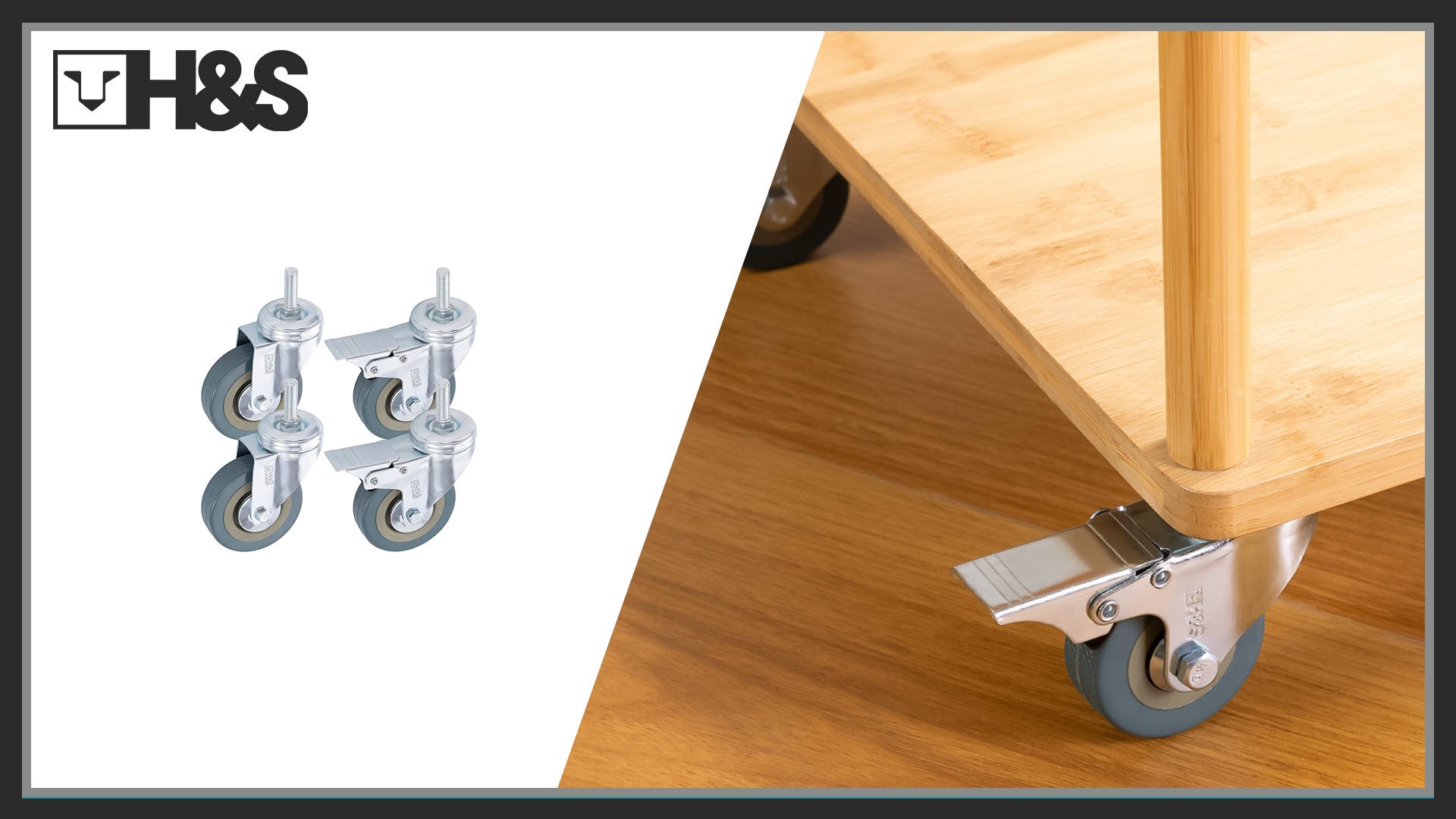 Roue Orientable Avec Pivot (2 Pièces) Pour Chariot, Charges Lourdes (neuve)