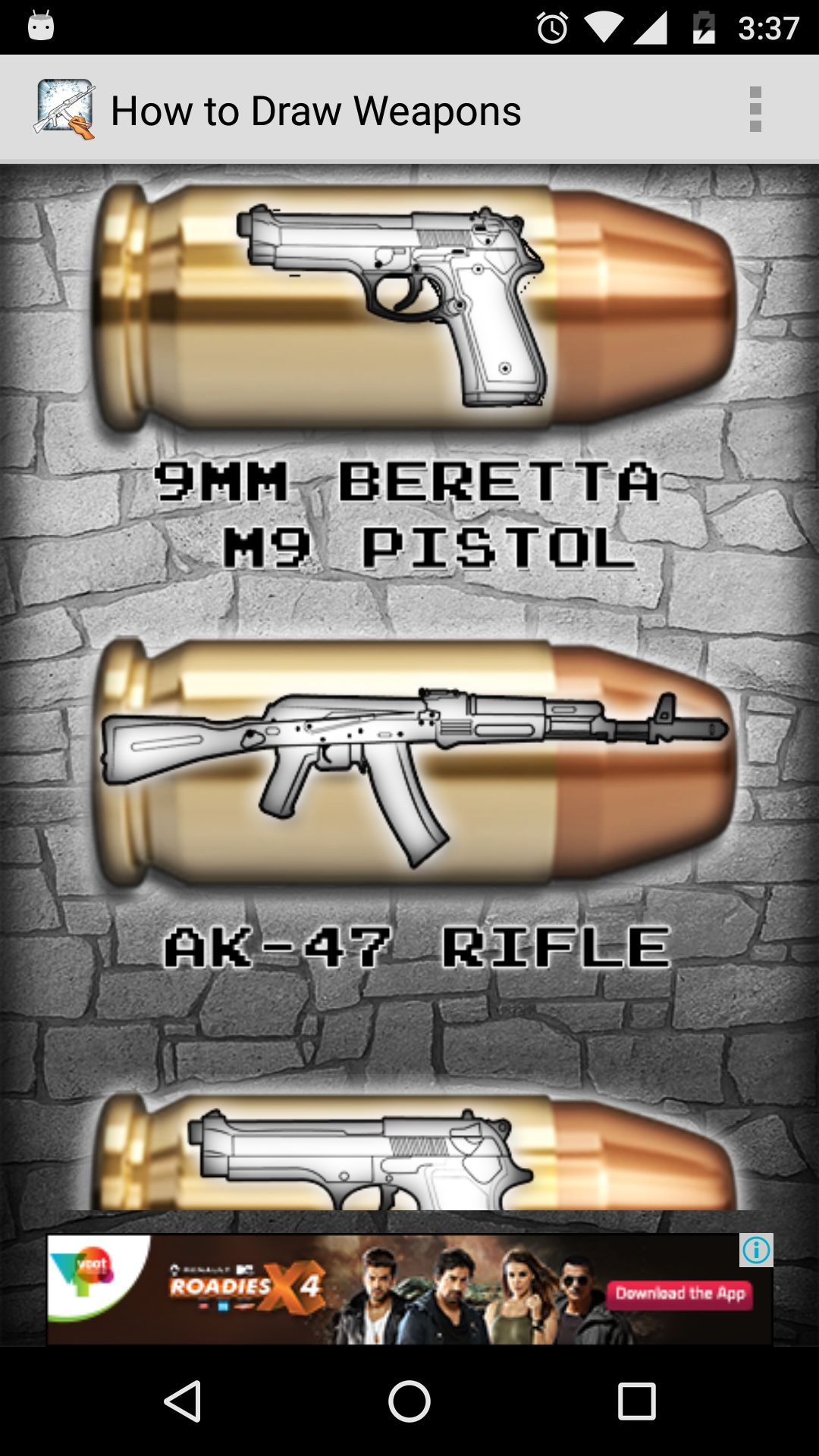 How to Draw Weapons - App on Amazon Appstore