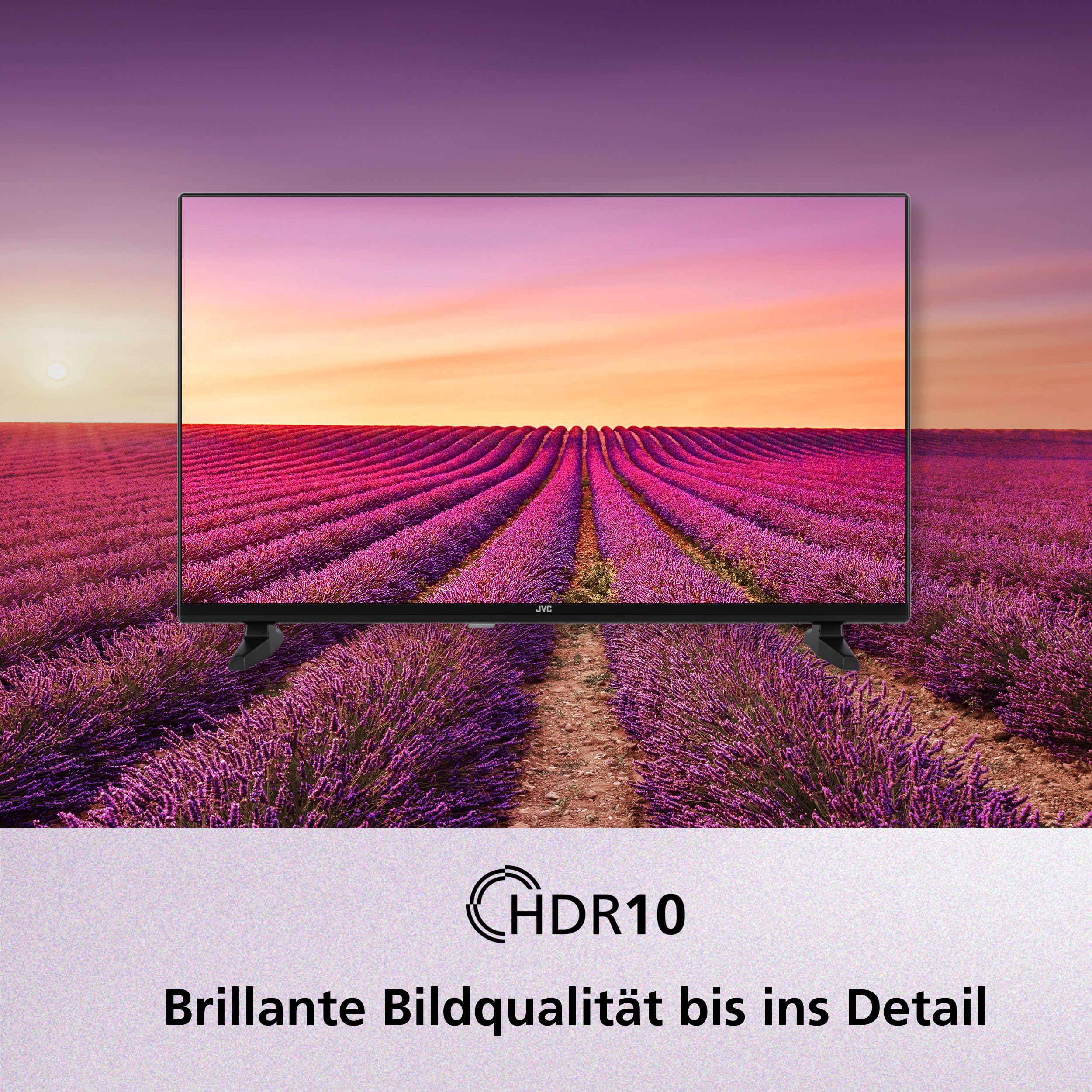 JVC VIDAA LT-40VDF2555 (2026) Smart TV, Full HD HDR, ekran o przekątnej 100 cm i wbudowanym potrójnym tunerem, telewizor LED