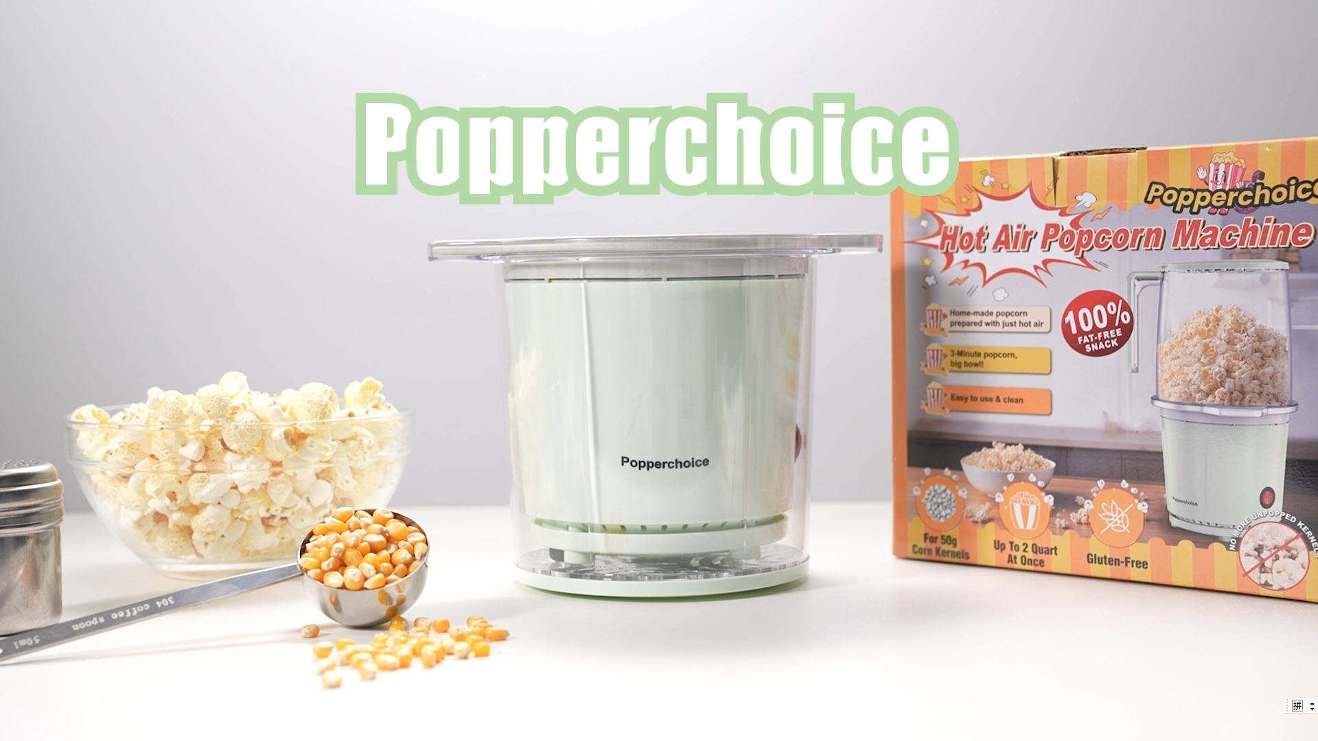 2L Popcornmaschine Für Mikrowelle - Gesundes Popcorn Ohne Fett