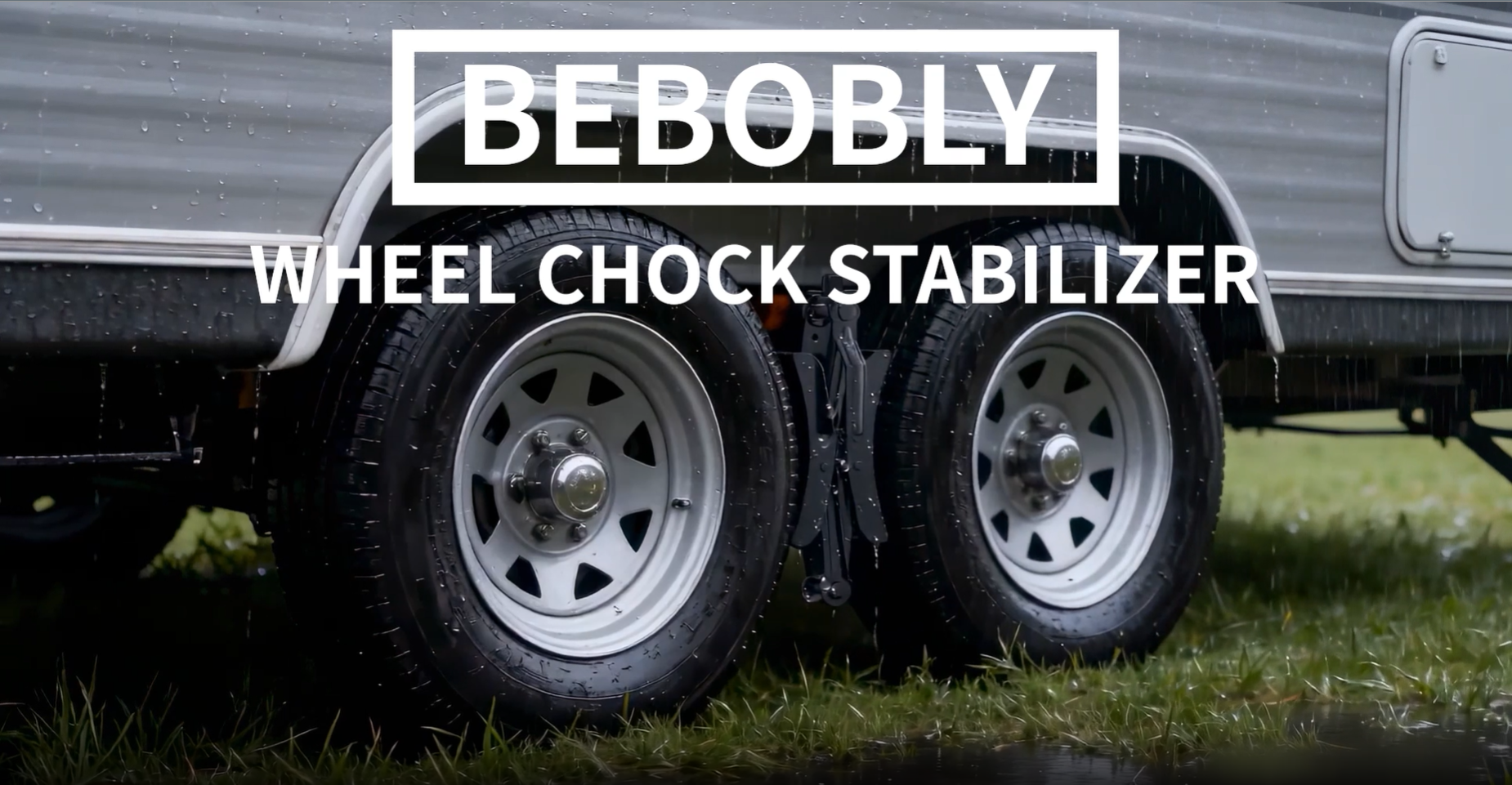Amazon.com: BEBOBLY Camper RV Wheel Chock Stabilizer 2 Sets, Heavy