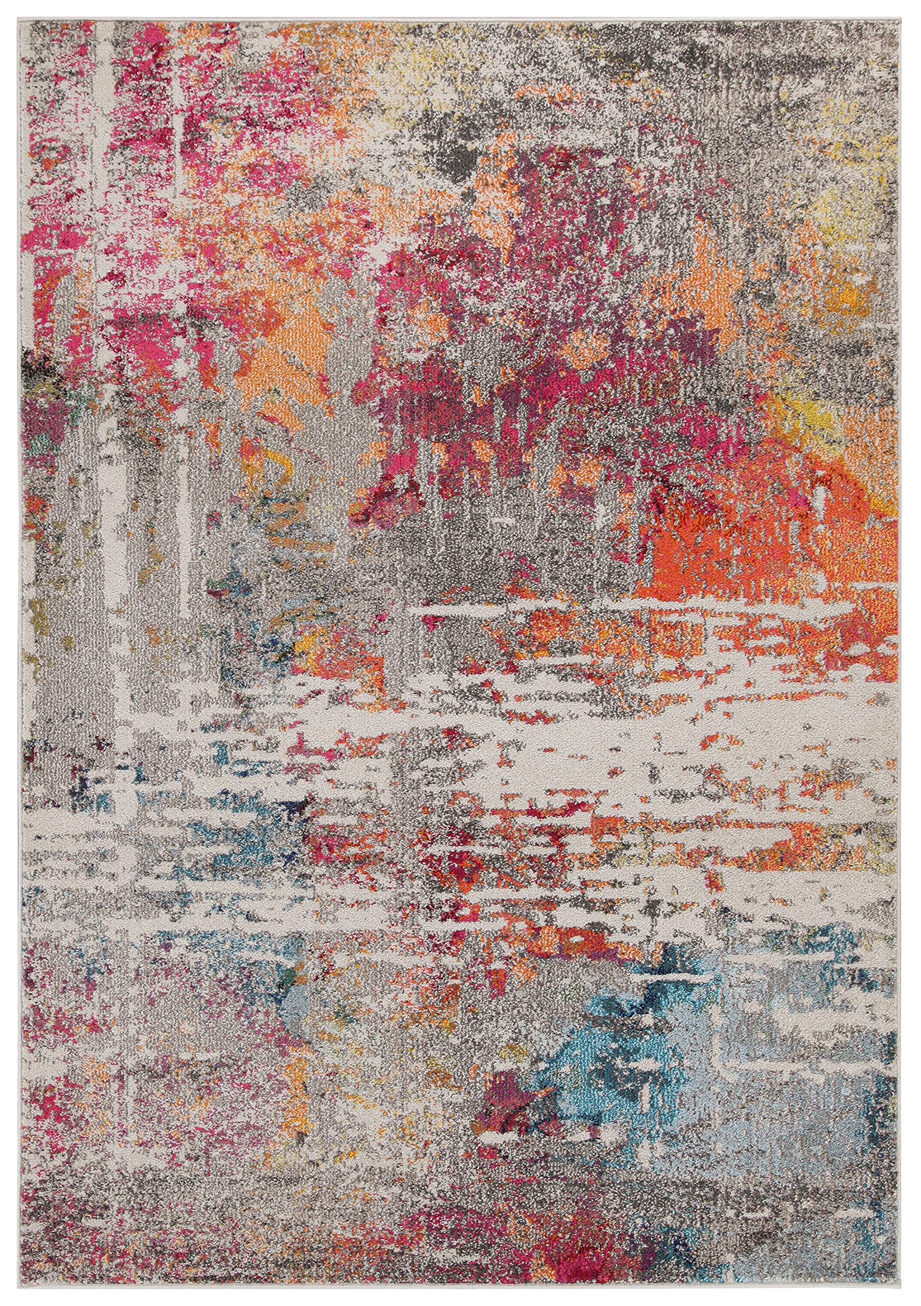 Tapis de style vintage intérieur 80 x 150 cm aux couleurs harmonieuses