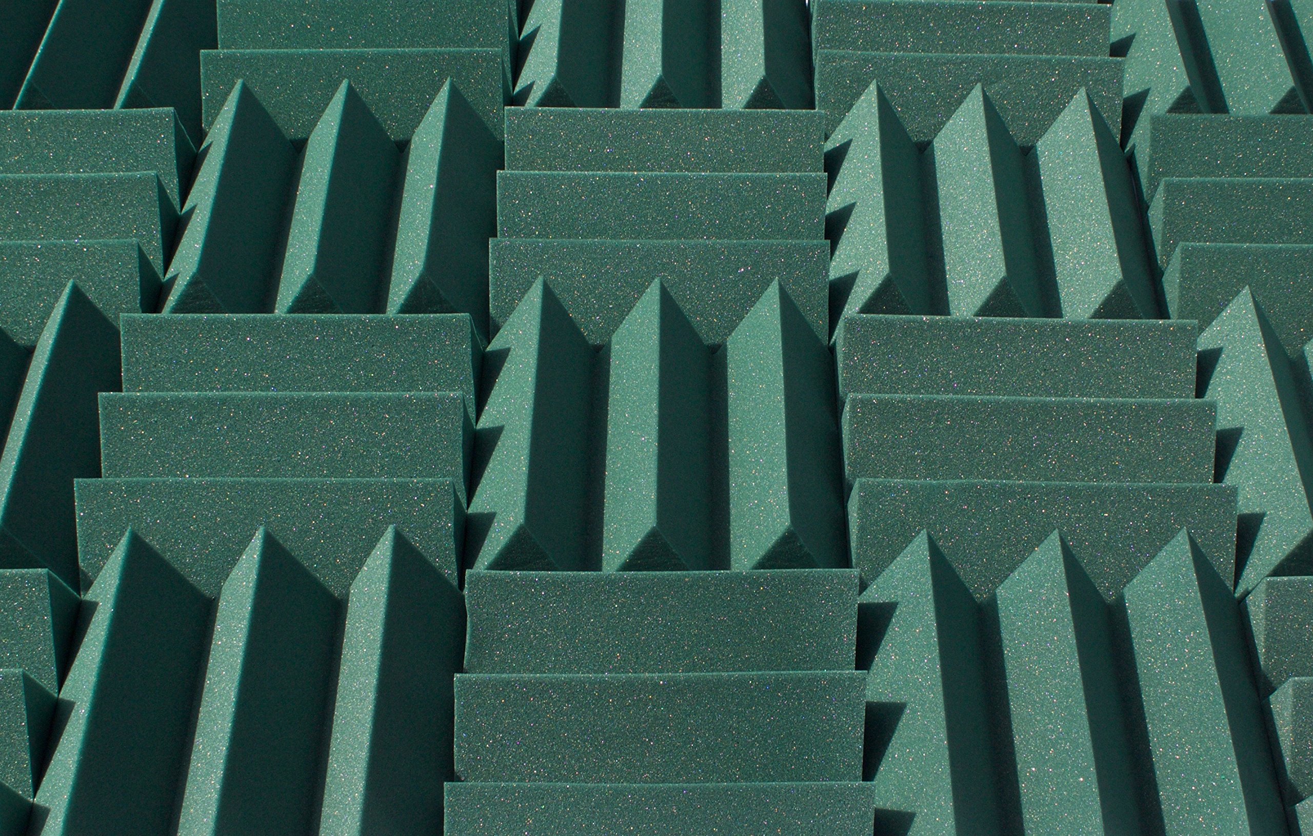 Buy Soundproofing Acoustic Studio Foam - Forest Green Color - Wedge ...