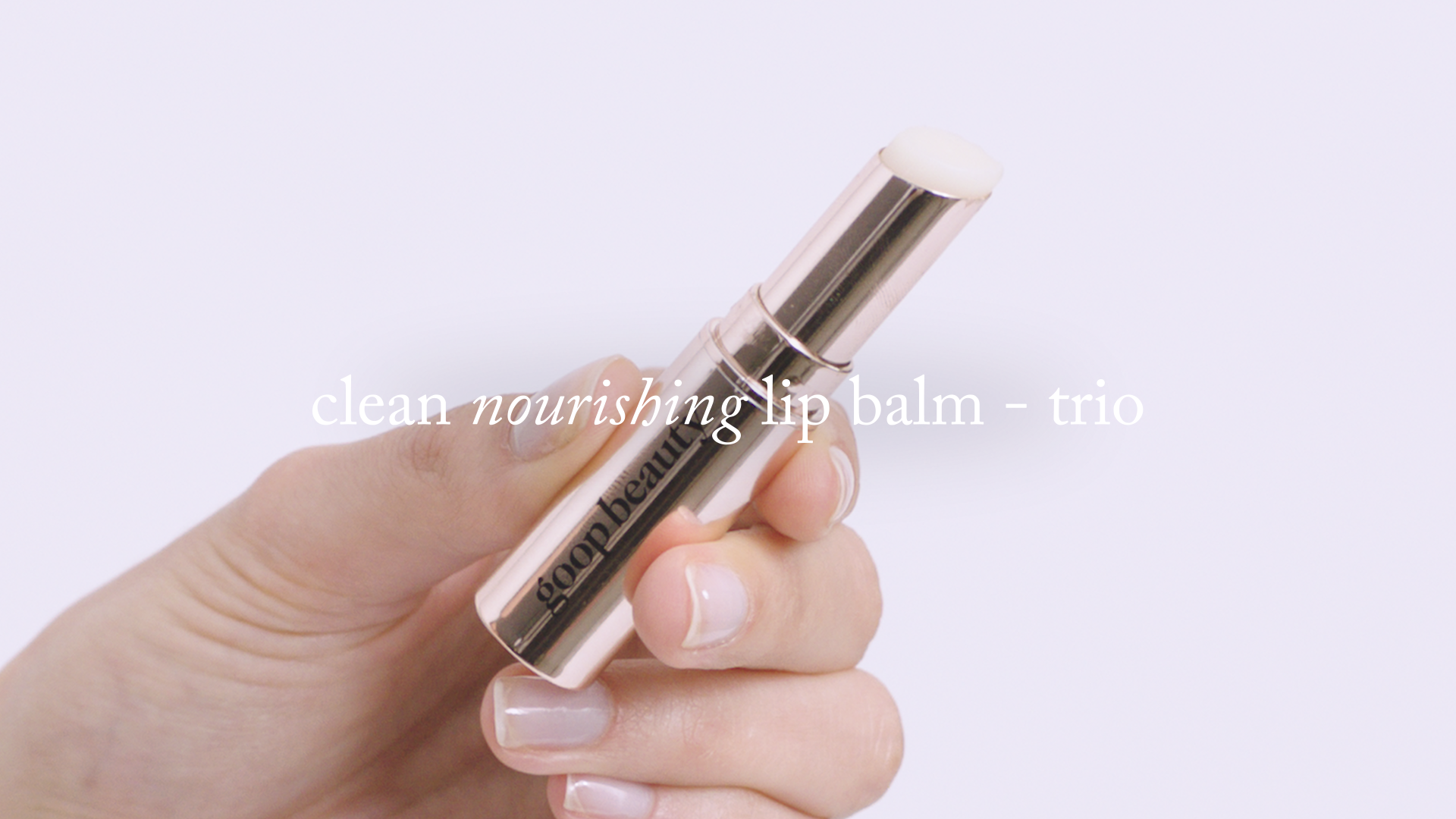 goop Beauty Clean Lip Balm | Dry Lips Treatment | Coconut Oil, Pomegranate Extract, & Shea Butter | Petroleum Free | 0.16 oz