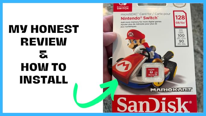 Amazon.com: SanDisk 128GB microSDXC-Card, Licensed for Nintendo