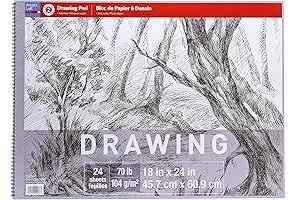 18x24 White Drawing Paper Pad by Artist's Loft