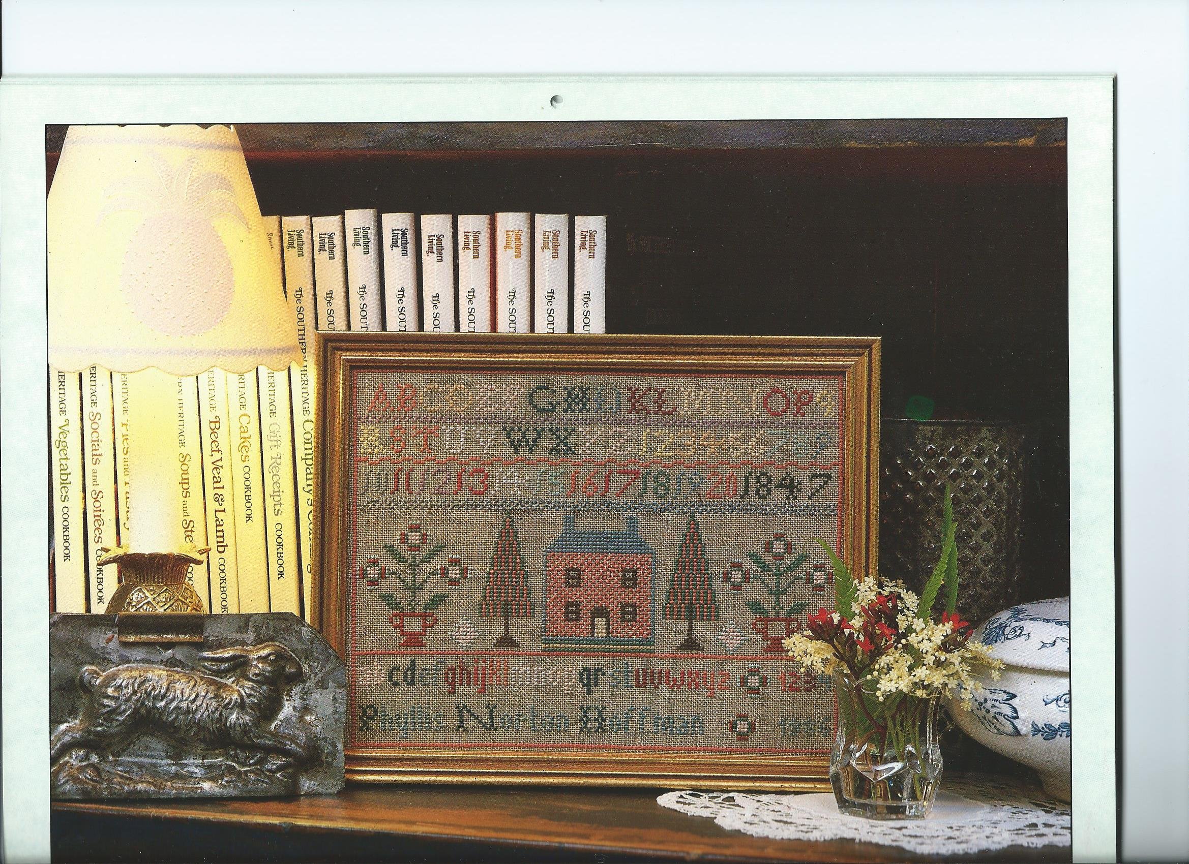THE YEAR IN SAMPLERS 1988 (Workbook, needlework, calendar,)