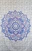 Traditional Jaipur Twin Lotus Ombre Mandala Tapestry, Indian Wall Hanging, Hippie Dorm Room Decorations, Boho Bedding, Gypsy Beach Blanket, Bohemian Picnic Throw