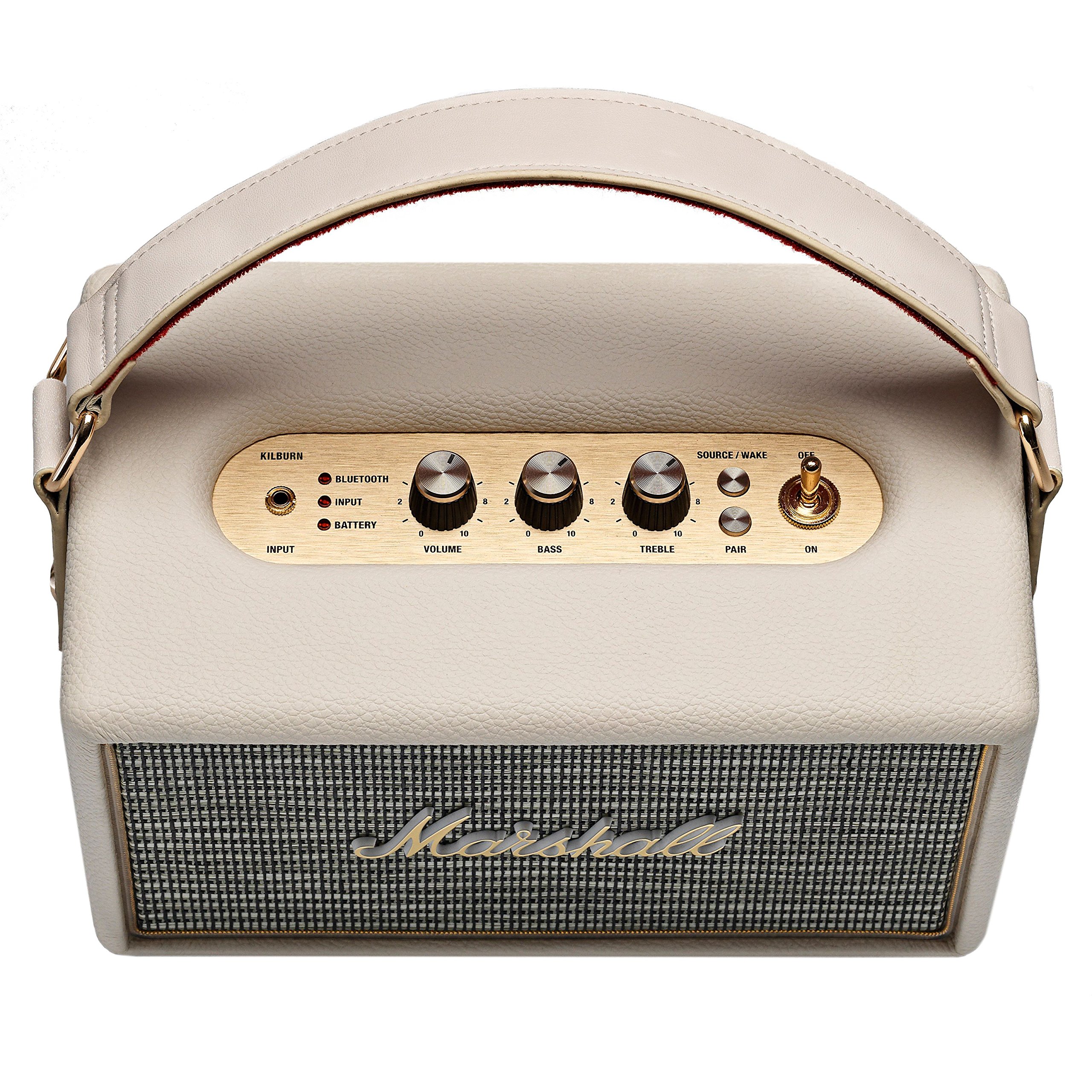 Amazon.com: Marshall Kilburn Portable Bluetooth Speaker, Cream