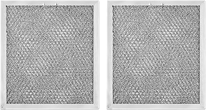 Microwave Grease Filter WB6X486 Compatible with Many GE Microwaves Replacement WB06X10125, WB06X0486 Parts 9" x 7 3/4" (Packed in Box)(2-Pack)