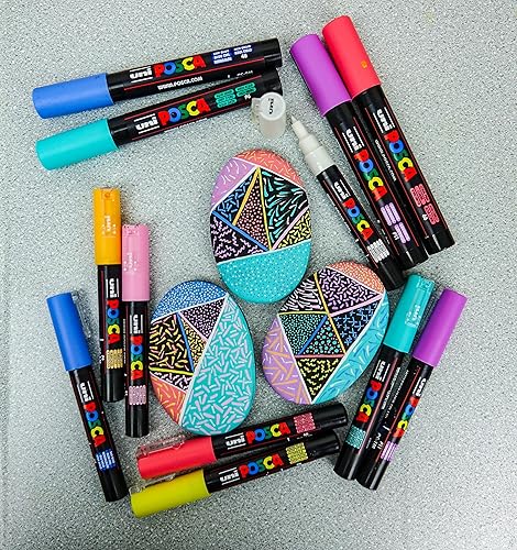 Miniatura 7 de POSCA PC-1MR - Rotuladores permanentes a base de agua, punta ultrafina para arte y manualidades. Uso multisuperficie en madera, metal, papel, lona,