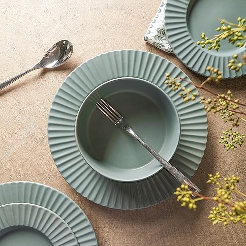 Miniatura 8 de Christian Siriano Lusso - Vajilla (16 piezas), color piedra