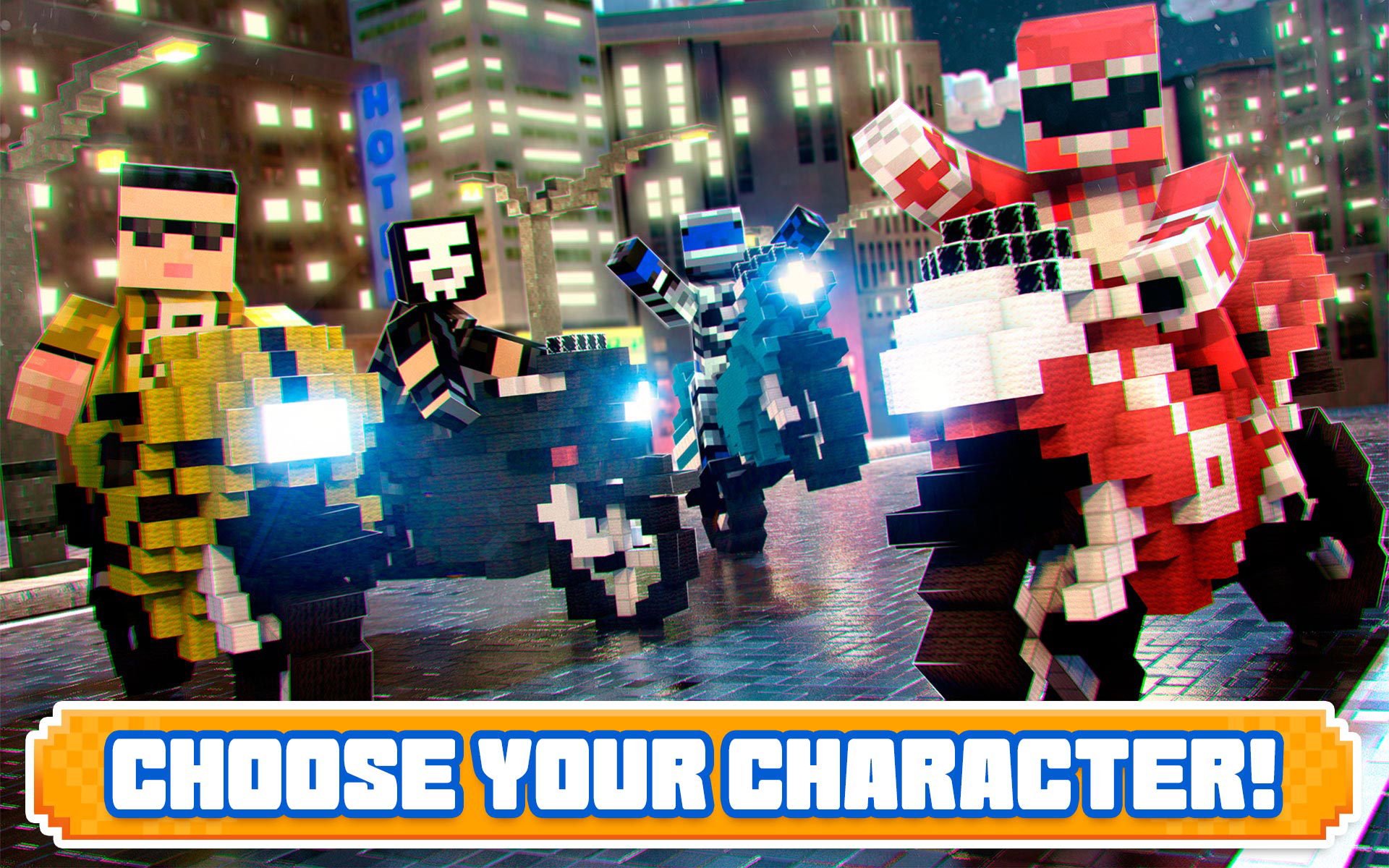 Blocky Motorbikes: Crazy GP Motorbike Racing Game - Accept the ...