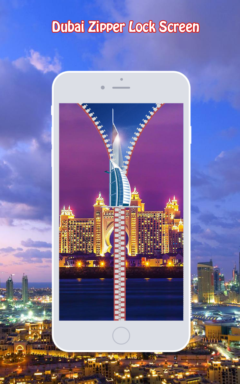 Dubai Zipper Screen for Android