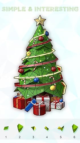 Christmas Poly Art: Artbook & Color Puzzle Game - Image 3