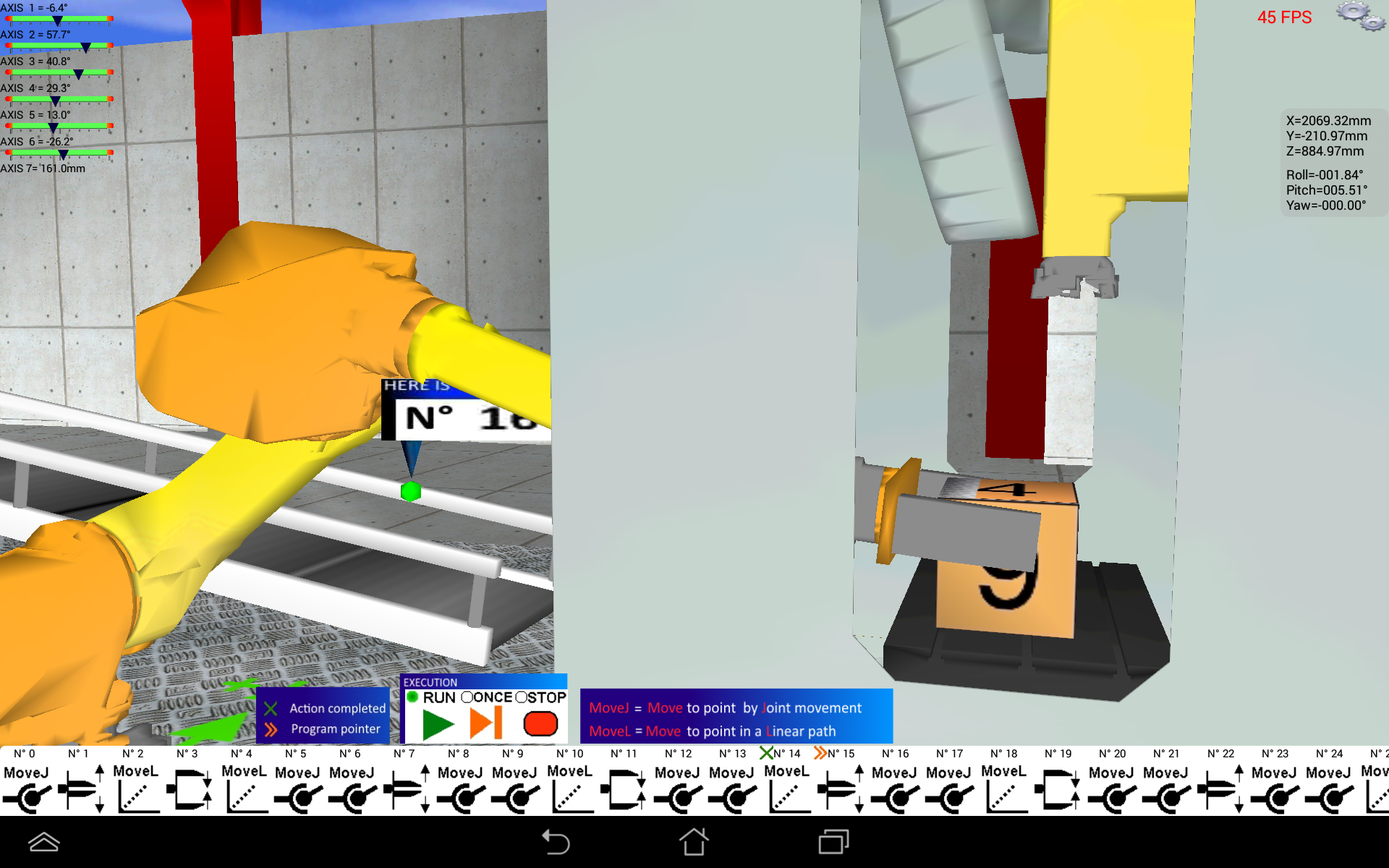 Robotic simulator - Application sur Amazon Appstore