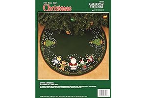 Bucilla "Santa and Friends" Felt Applique Tree Skirt Kit