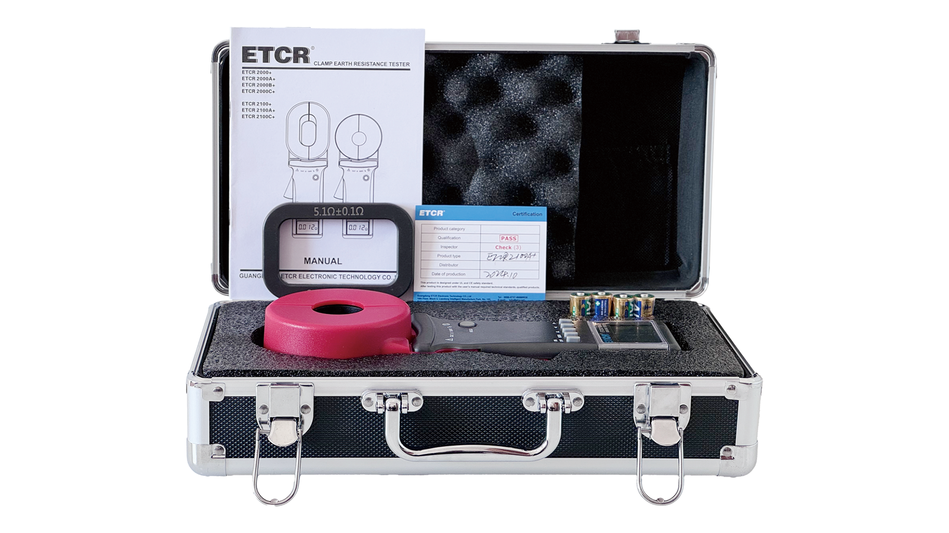 ETCR ETCR2100A+ Digital Clamp Ground Earth Resistance Meter Tester