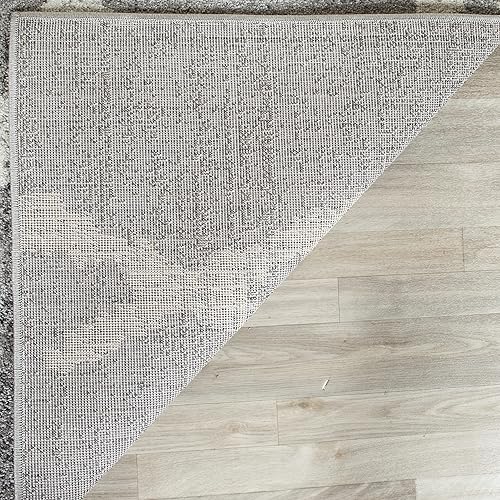 Miniatura 12 de SAFAVIEH Adirondack Collection Tapete de área XL, 11 x 15 pies, marfil y plateado, diseño marroquí moderno, no desprende pelusa y de fácil cuidado