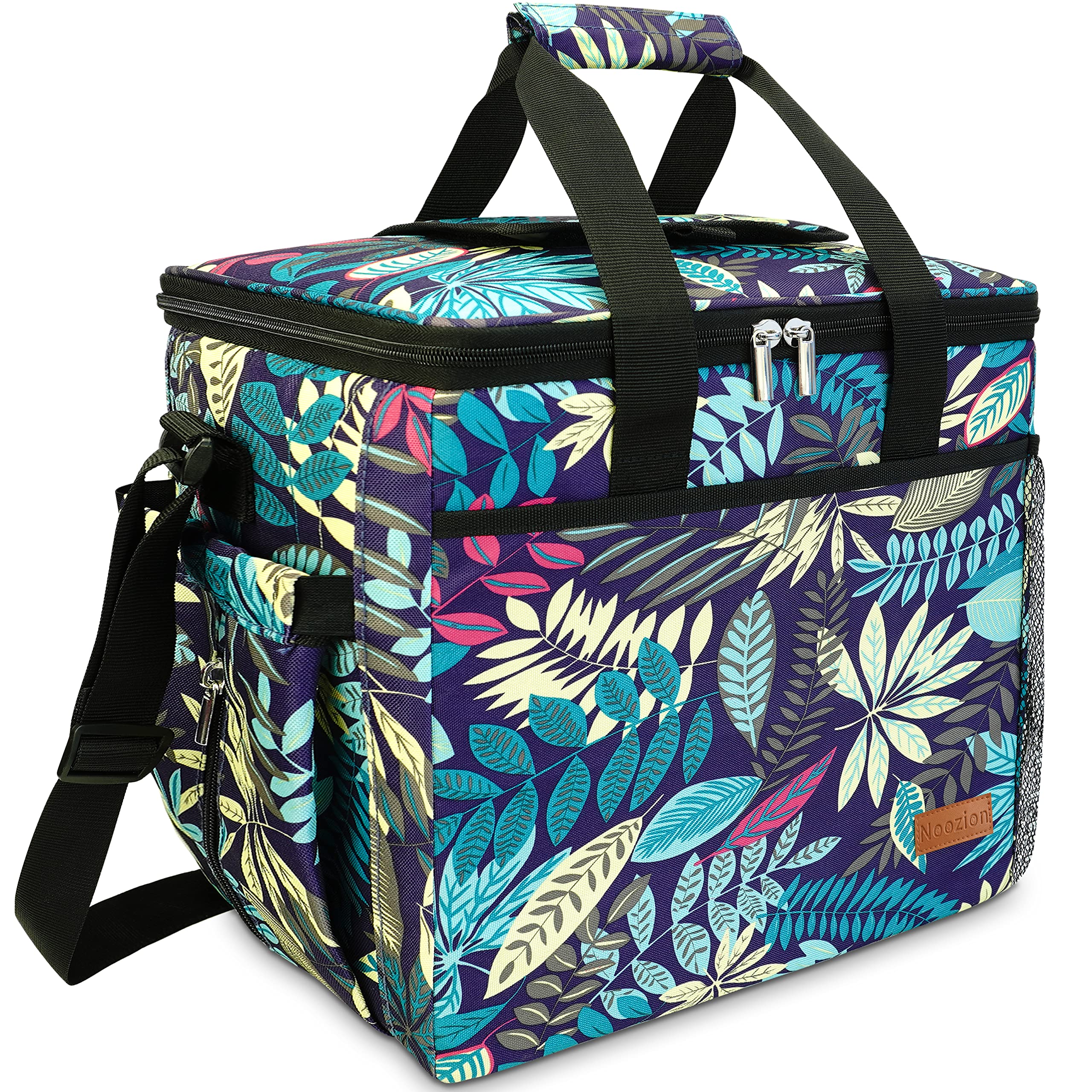 Collapsible Soft Cooler Bag,50 Cans Insulated Lunch Bag,Beach Cooler, Ice Chest,Large Leakproof Camping Cooler,Portable Travel Cooler for Grocery Shopping Picnics Work Meals