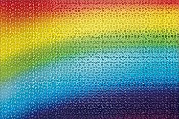 未開封 2016ピース ジグソーパズル Rainbow Gradation II Amazon.co.jp: 2016ピース ジグソーパズル Rainbow Gradation II
